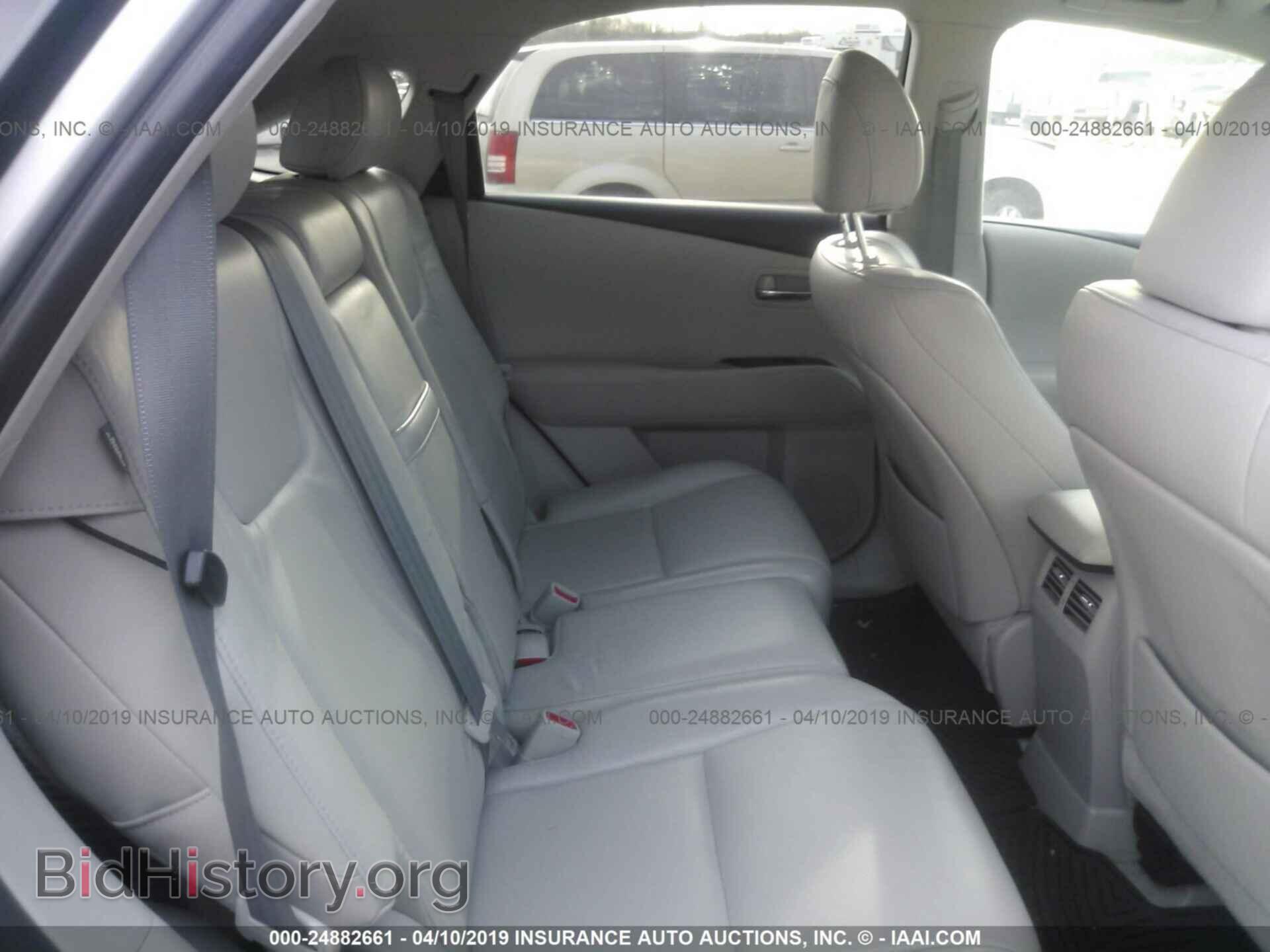 2012 LEXUS RX - VIN: 2T2BK1BAXCC154106 - Фото 8