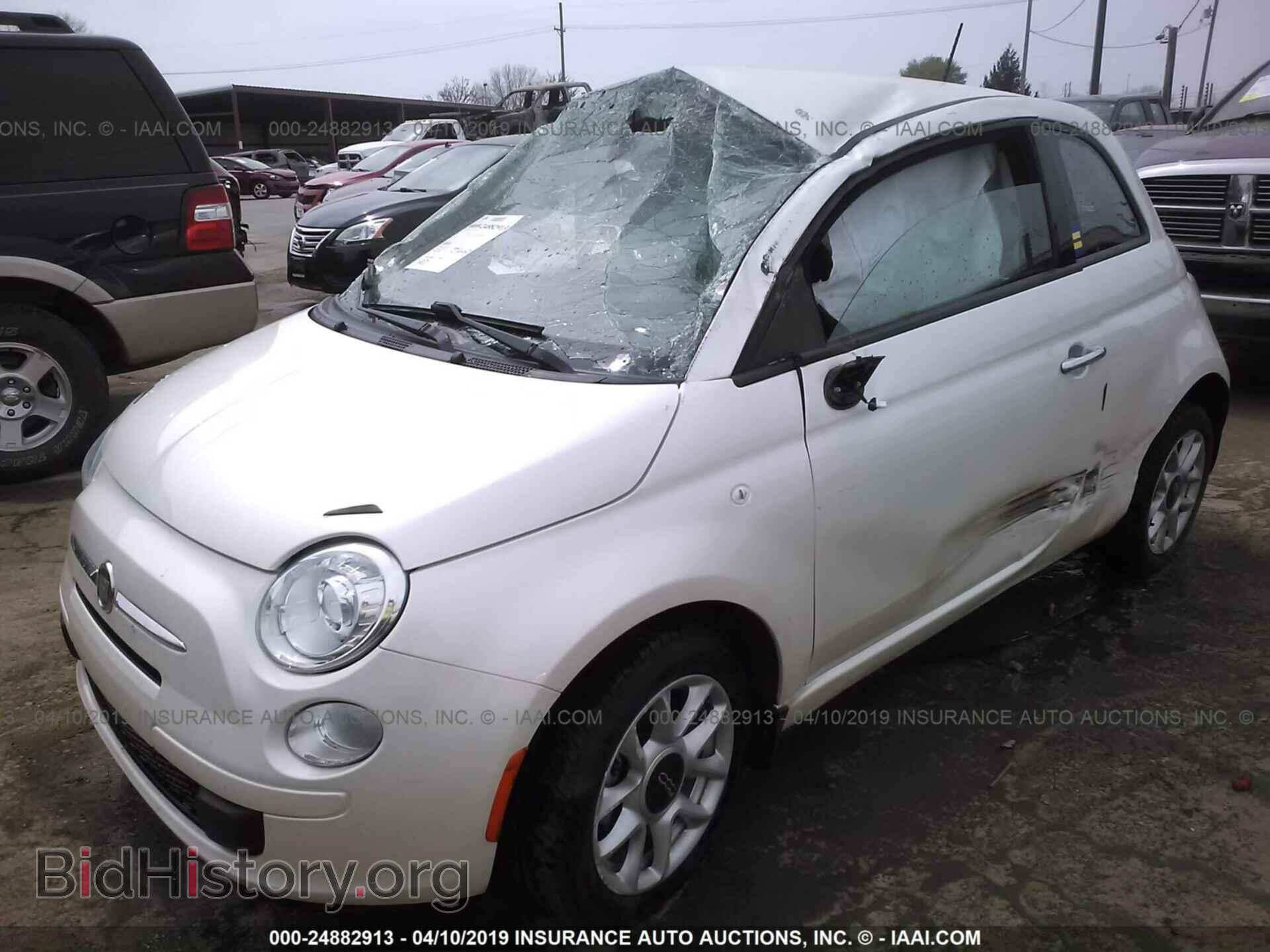 2017 FIAT 500 - VIN: 3C3CFFKR3HT575920 - Фото 2