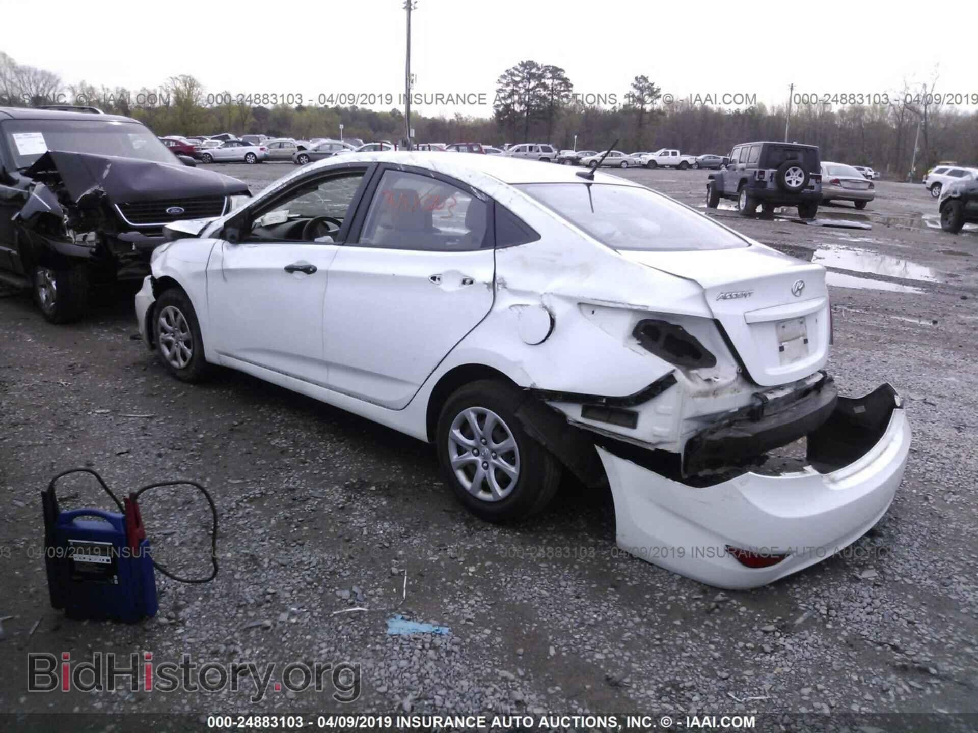 2012 HYUNDAI ACCENT - VIN: KMHCT4AE4CU068512 - Фото 3