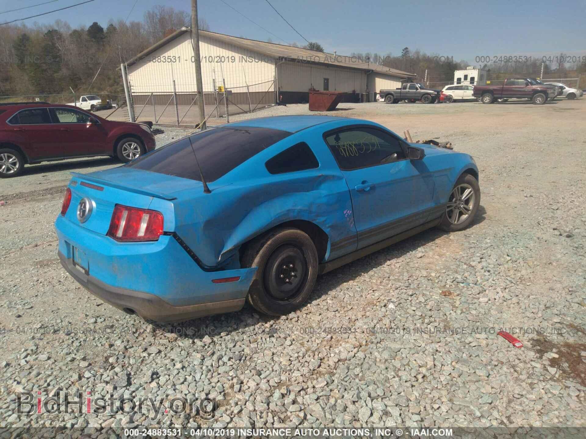 2012 FORD MUSTANG - VIN: 1ZVBP8AM2C5283316 - Фото 4