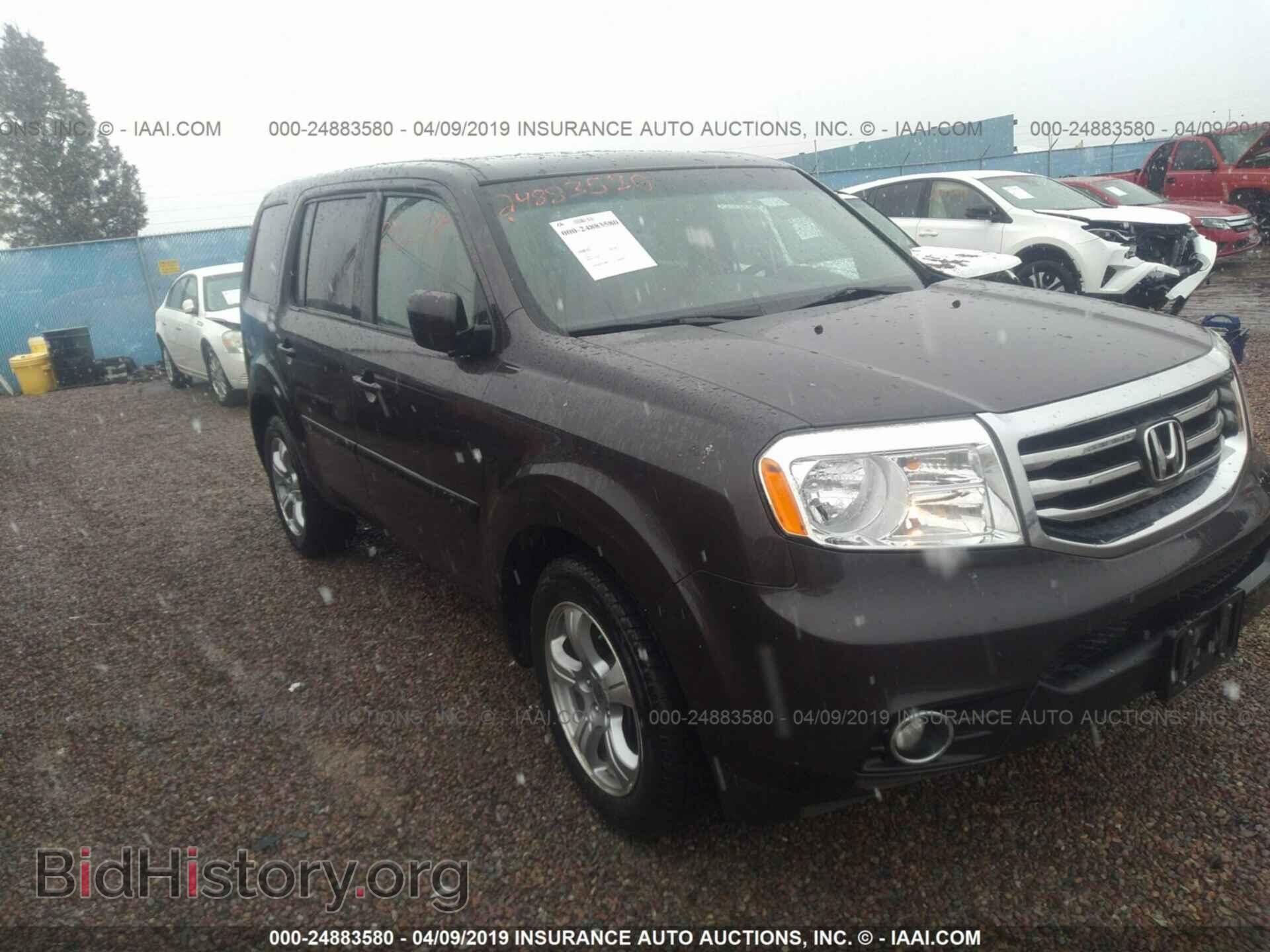 Фотография 5FNYF4H77CB015465 - HONDA PILOT 2012