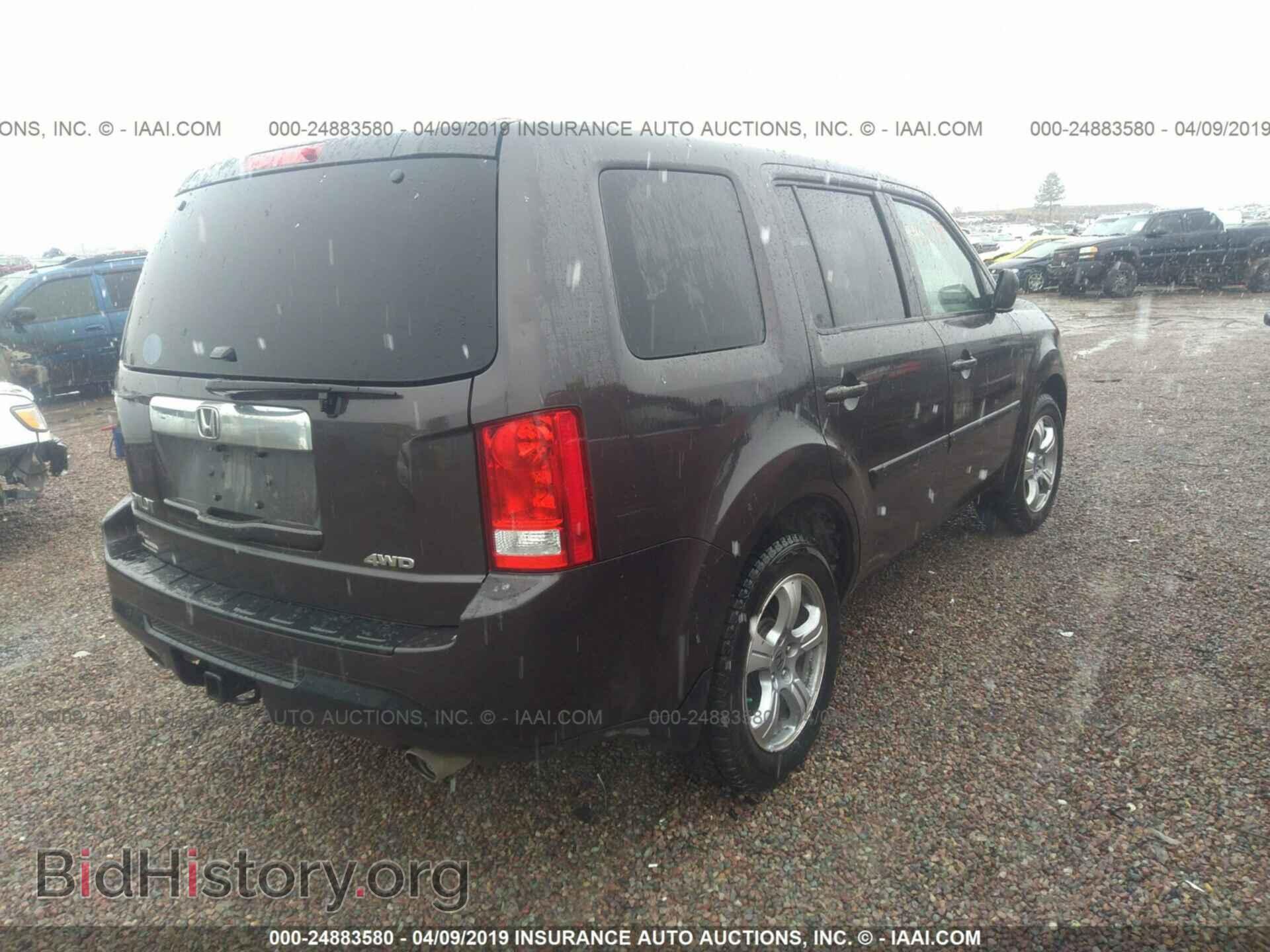 2012 HONDA PILOT - VIN: 5FNYF4H77CB015465 - Фото 4