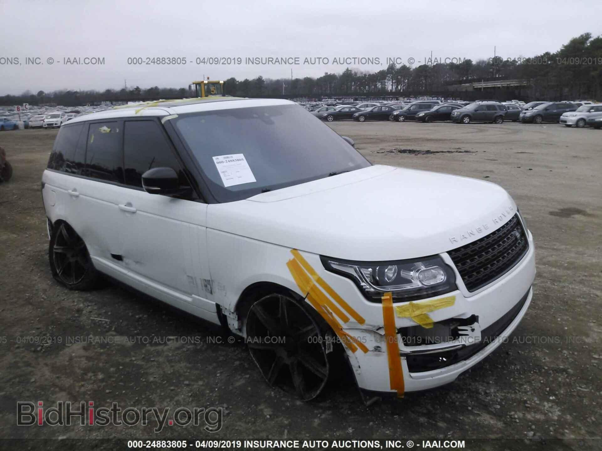 Фотография SALGW2FE4HA321503 - LAND ROVER RANGE ROVER 2017