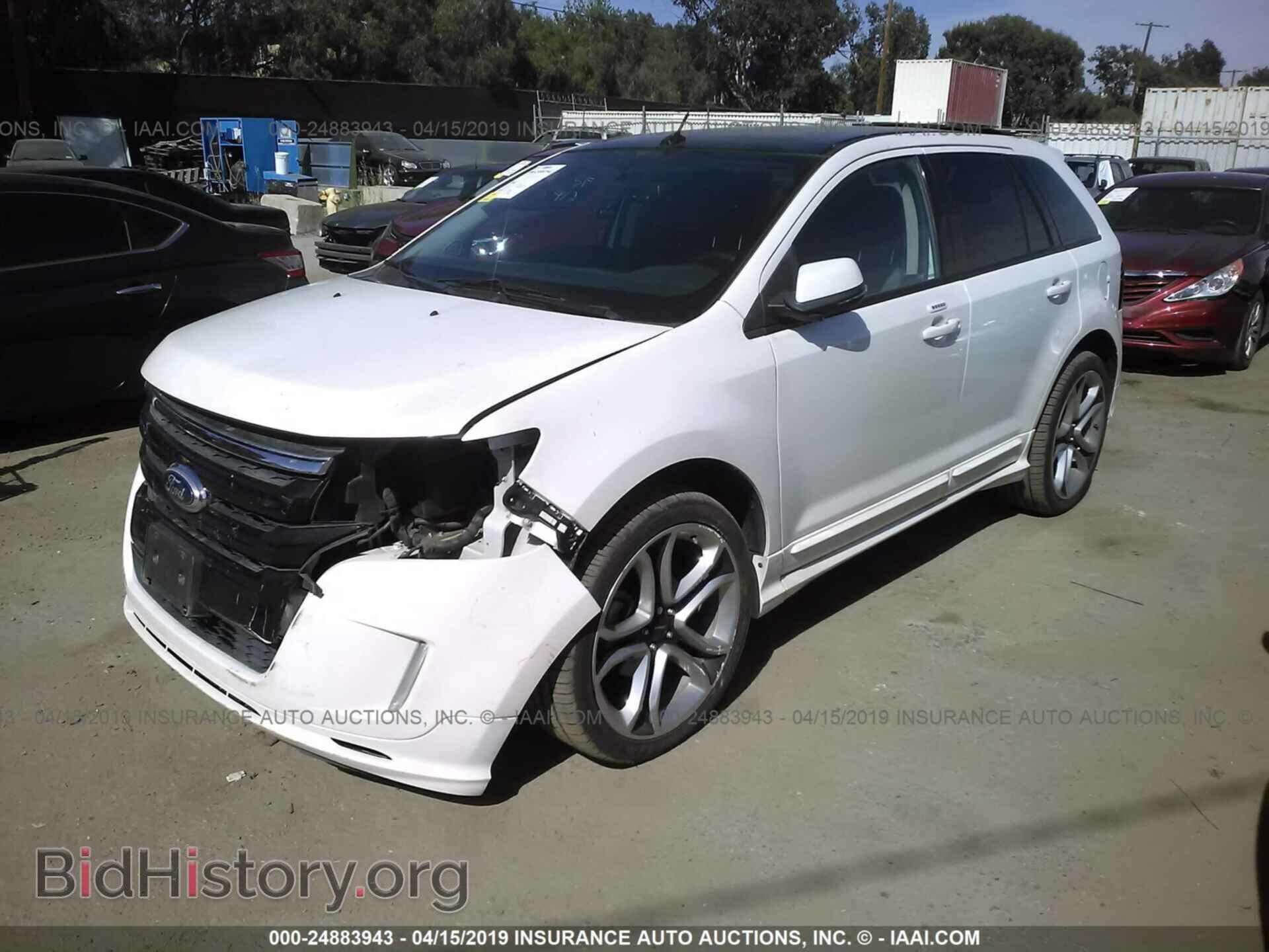 2013 FORD EDGE - VIN: 2FMDK3AK3DBC97374 - Фото 2