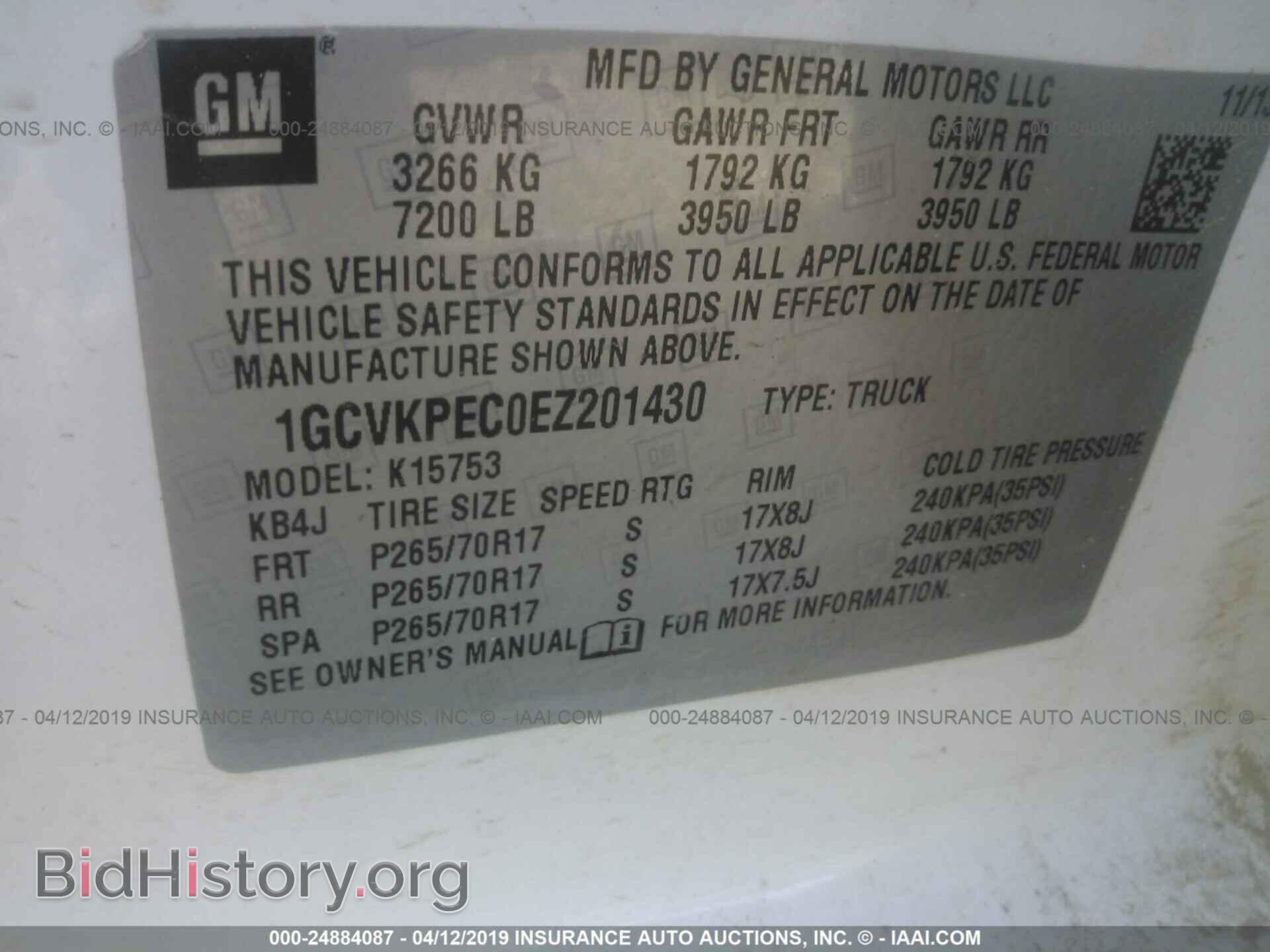 2014 CHEVROLET SILVERADO - VIN: 1GCVKPEC0EZ201430 - Фото 9