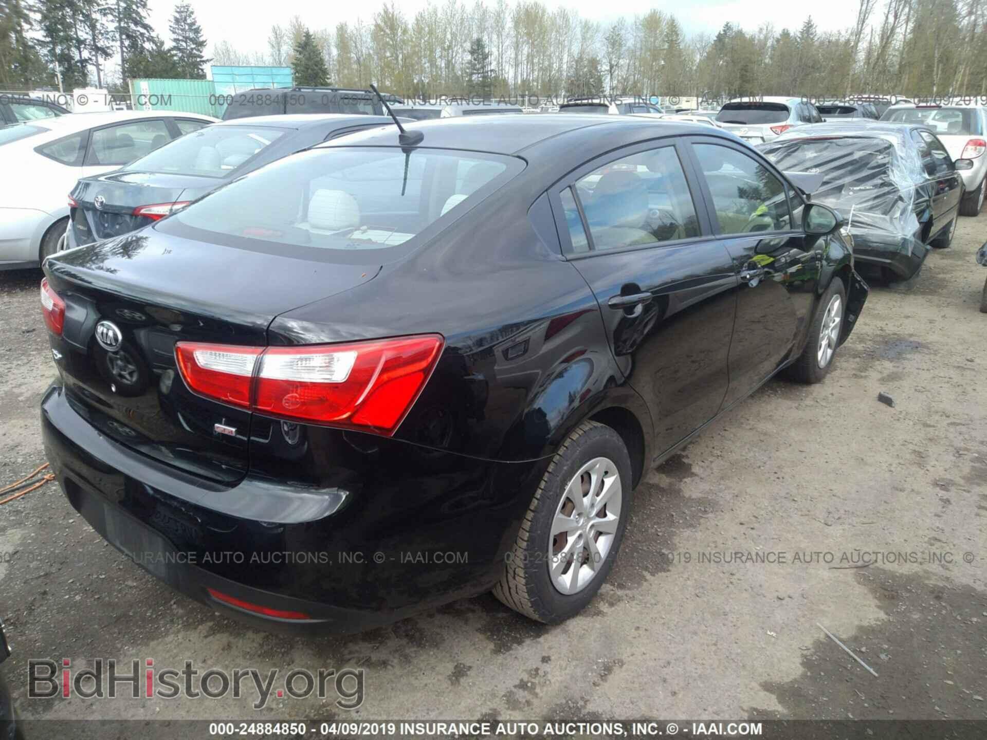 2013 KIA RIO - VIN: KNADM4A30D6177508 - Фото 4