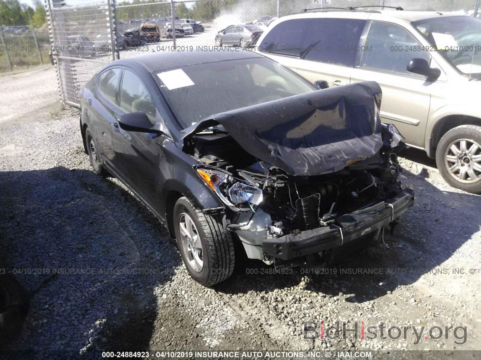 Photo KMHDH4AE9EU142256 - HYUNDAI ELANTRA 2014