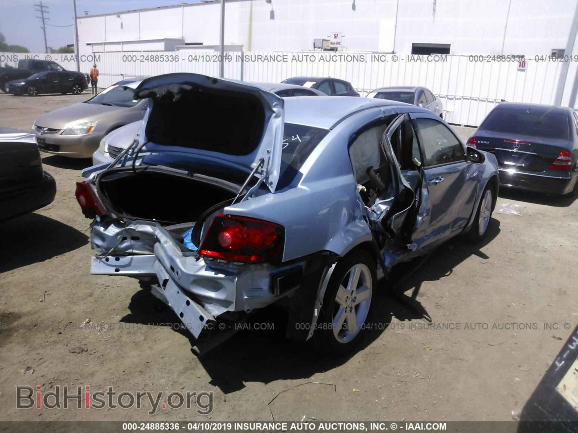 2013 DODGE AVENGER - VIN: 1C3CDZAB0DN707554 - Фото 4