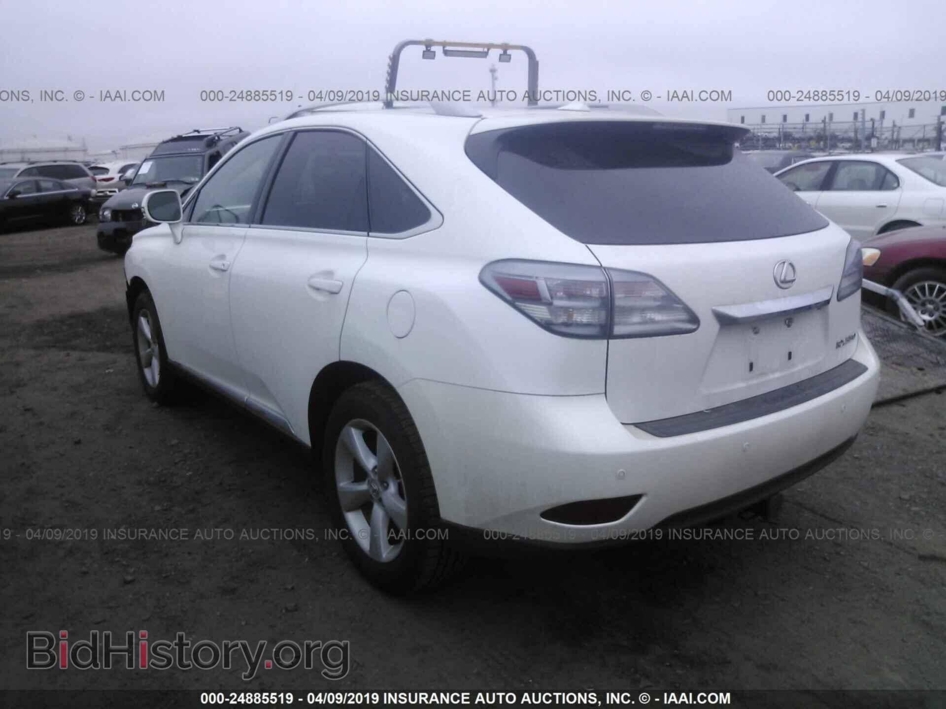 2012 LEXUS RX - VIN: 2T2BK1BA4CC153548 - Фото 3
