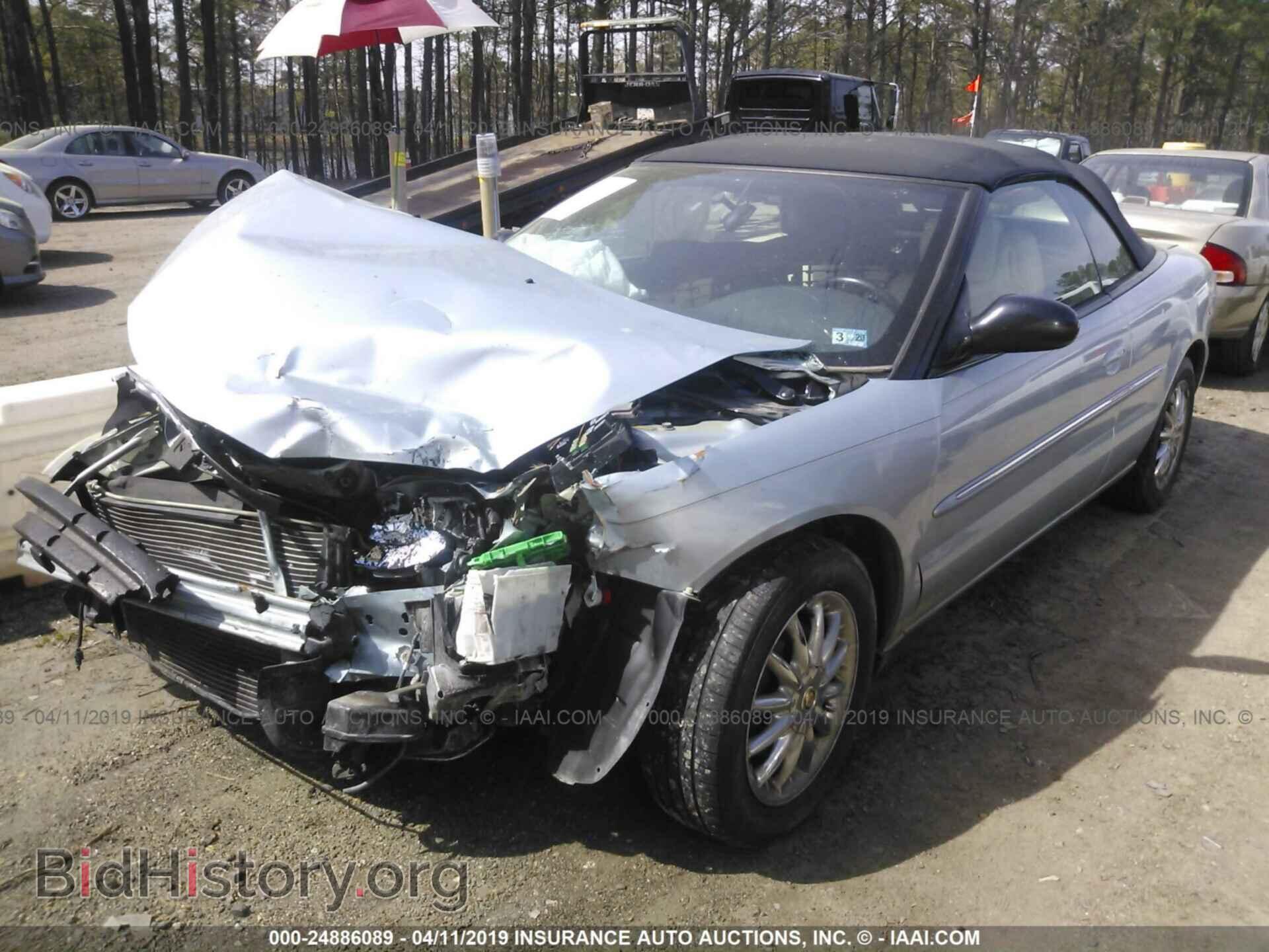 2002 CHRYSLER SEBRING - VIN: 1C3EL65RX2N199804 - Фото 2
