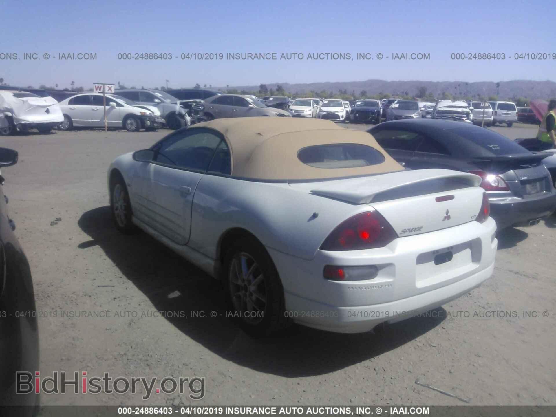 2001 MITSUBISHI ECLIPSE - VIN: 4A3AE55HX1E002583 - Фото 3