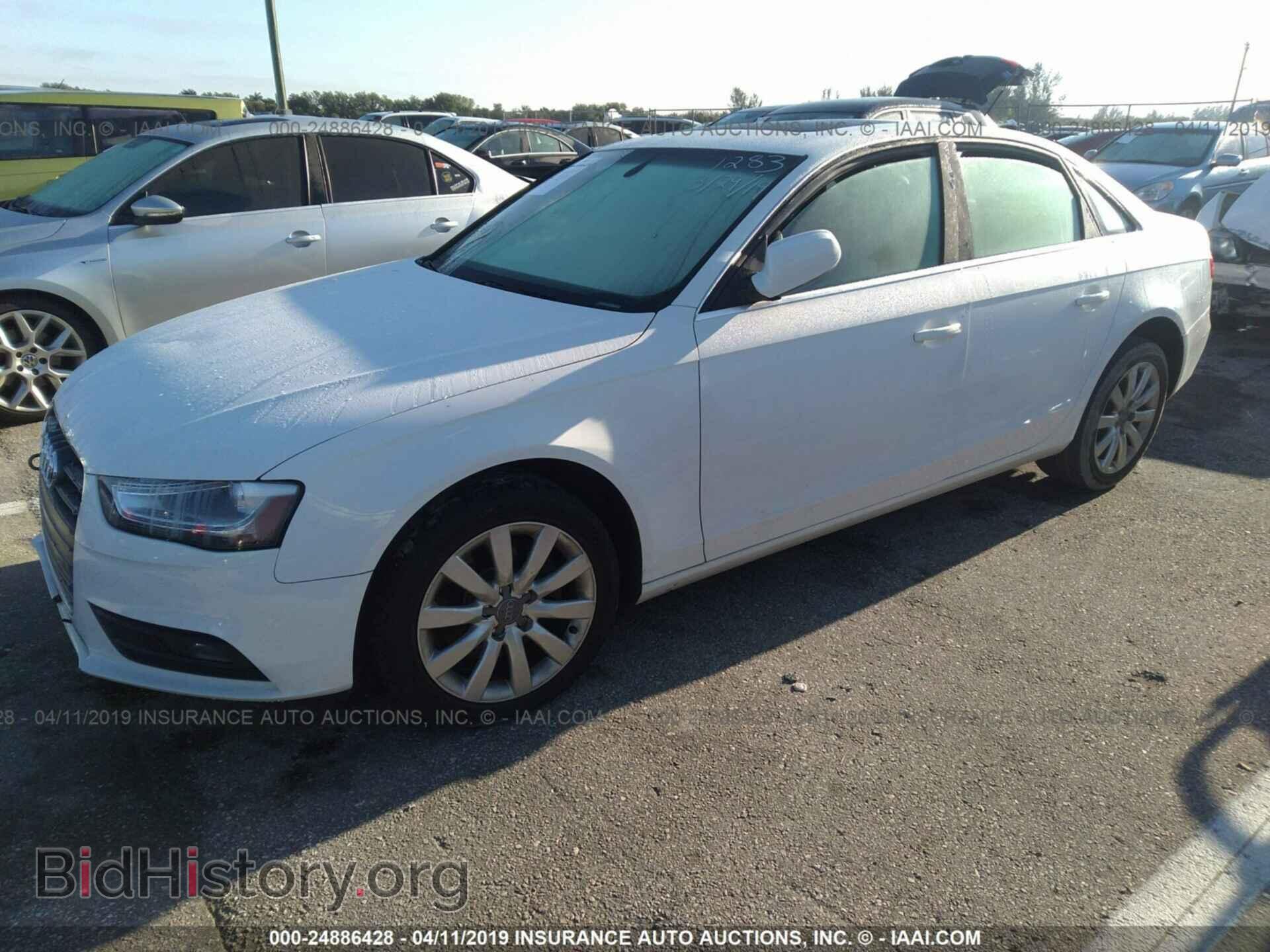 2013 AUDI A4 - VIN: WAUAFAFL9DN021283 - Photo 2