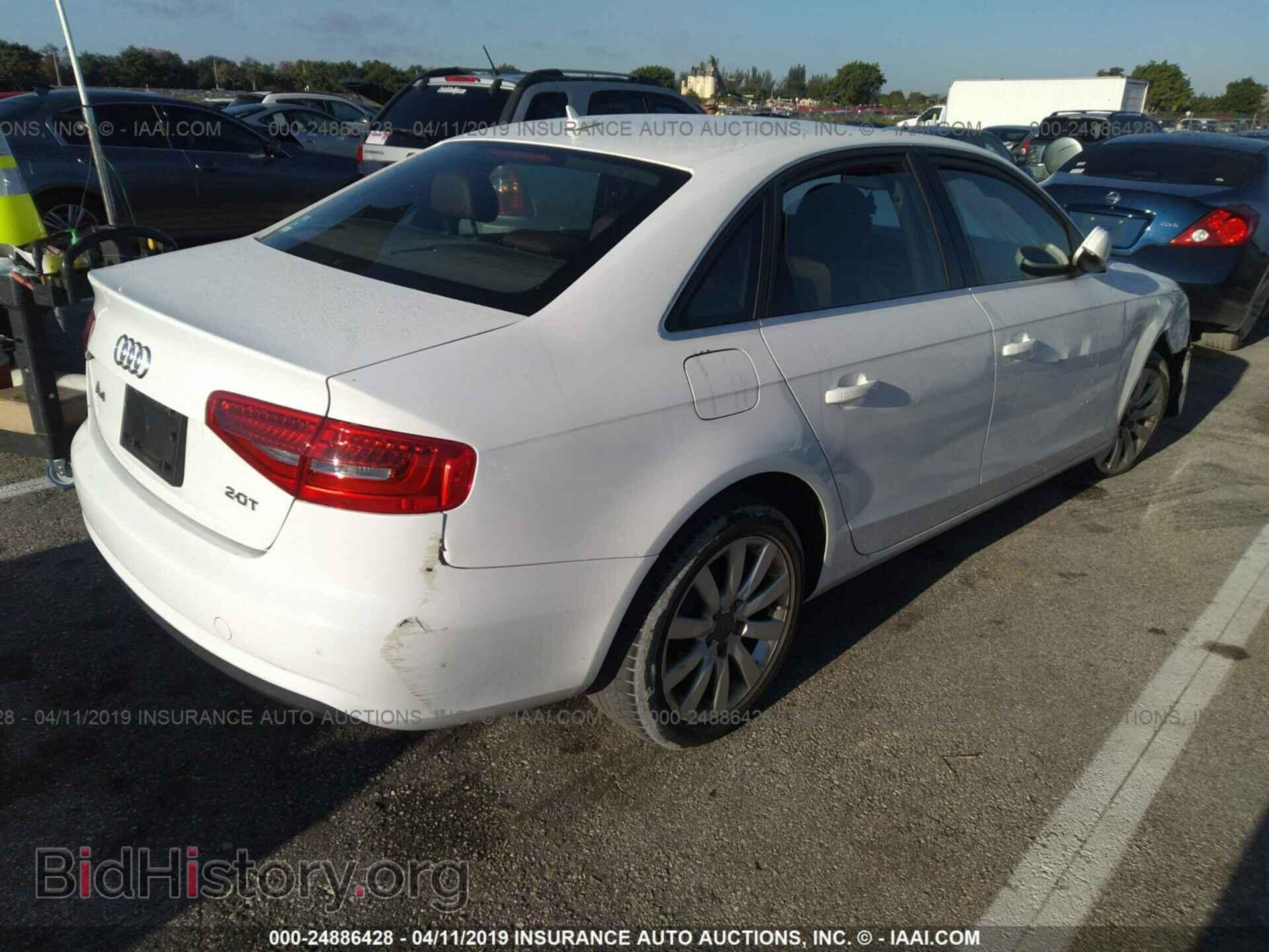 2013 AUDI A4 - VIN: WAUAFAFL9DN021283 - Photo 4