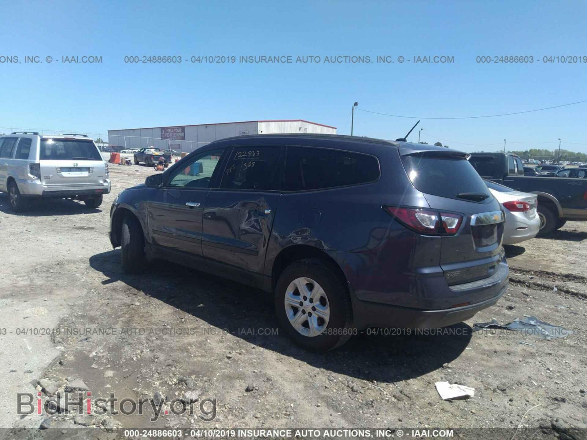 2013 CHEVROLET TRAVERSE - VIN: 1GNKRFED0DJ122863 - Фото 3