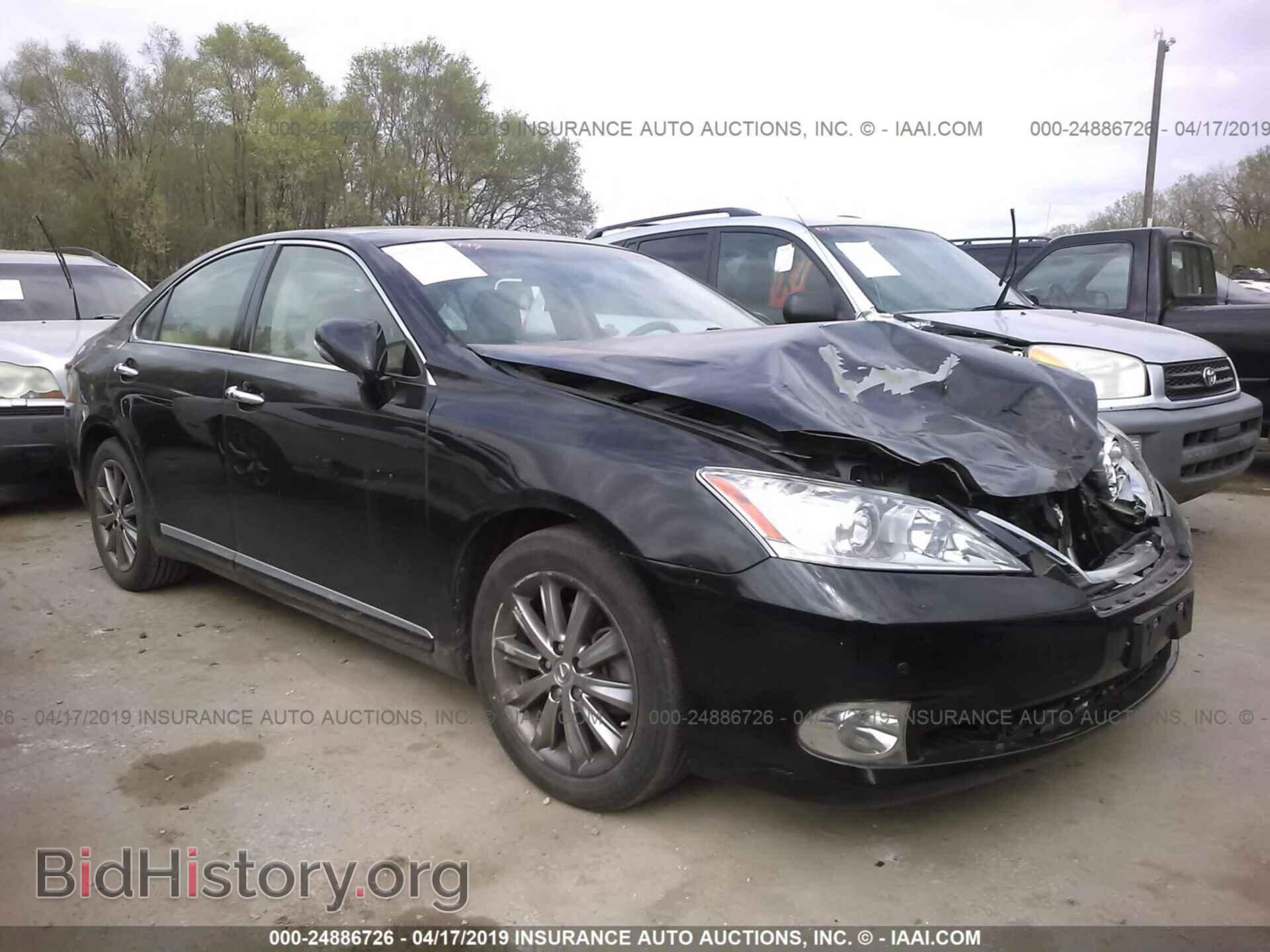 Photo JTHBK1EG3B2437043 - LEXUS ES 2011