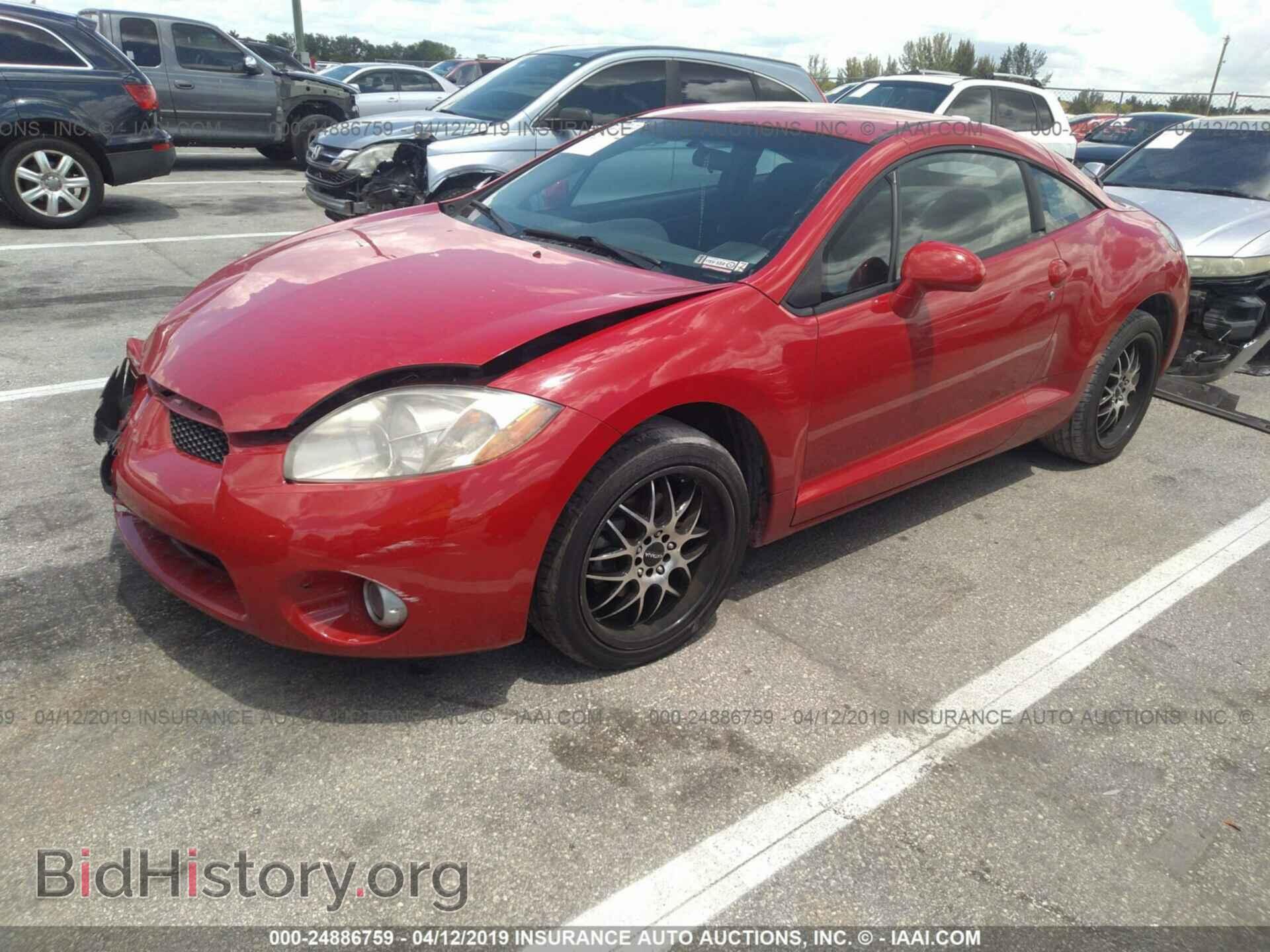 2007 MITSUBISHI ECLIPSE - VIN: 4A3AK24F97E025563 - Фото 2