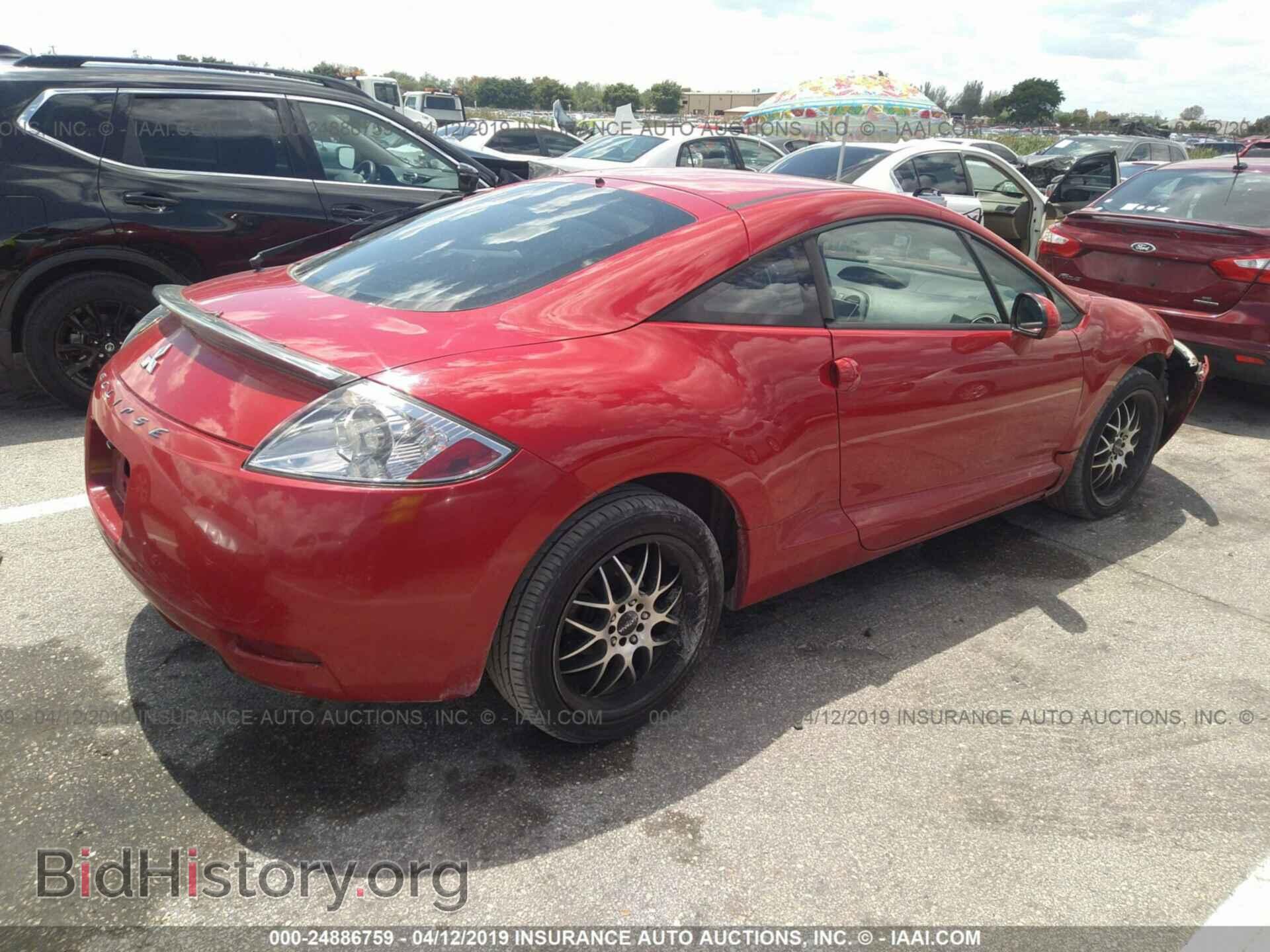2007 MITSUBISHI ECLIPSE - VIN: 4A3AK24F97E025563 - Фото 4