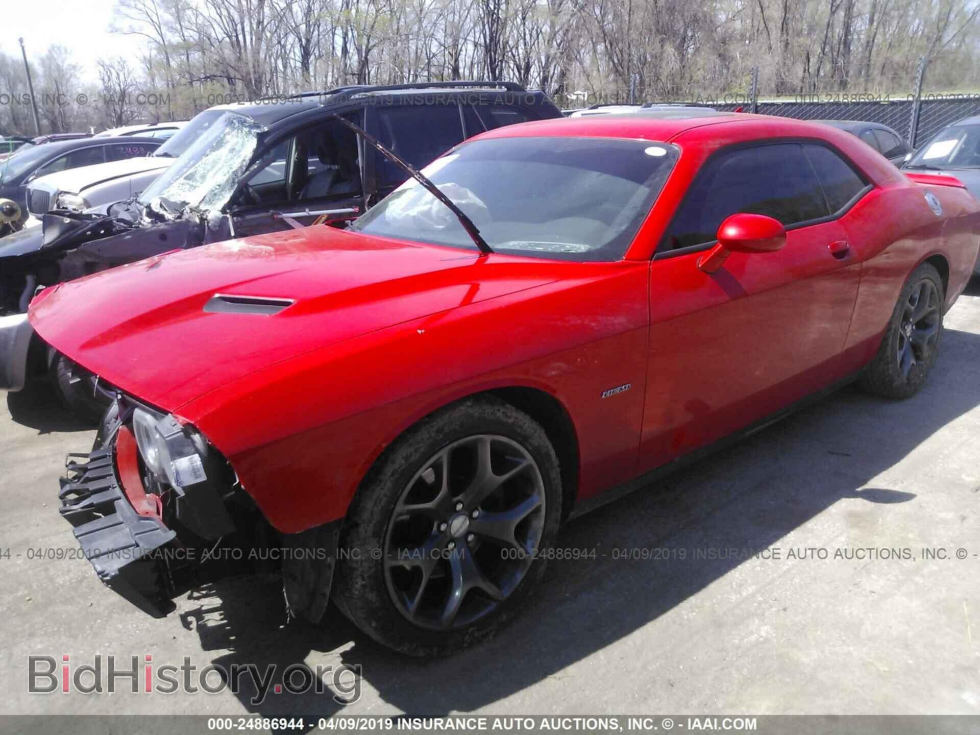2015 DODGE CHALLENGER - VIN: 2C3CDZBTXFH911491 - Фото 2
