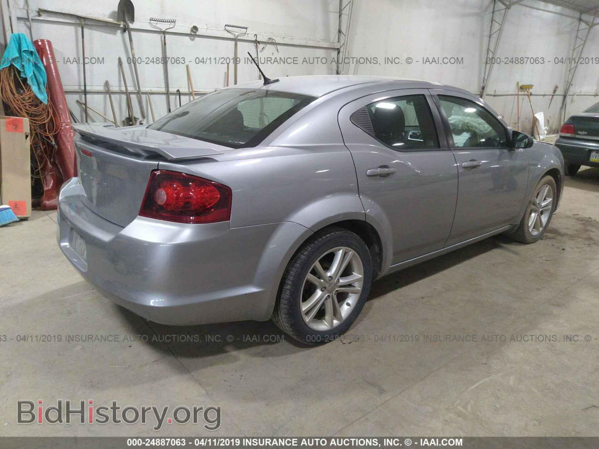 2014 DODGE AVENGER - VIN: 1C3CDZAGXEN129590 - Фото 4