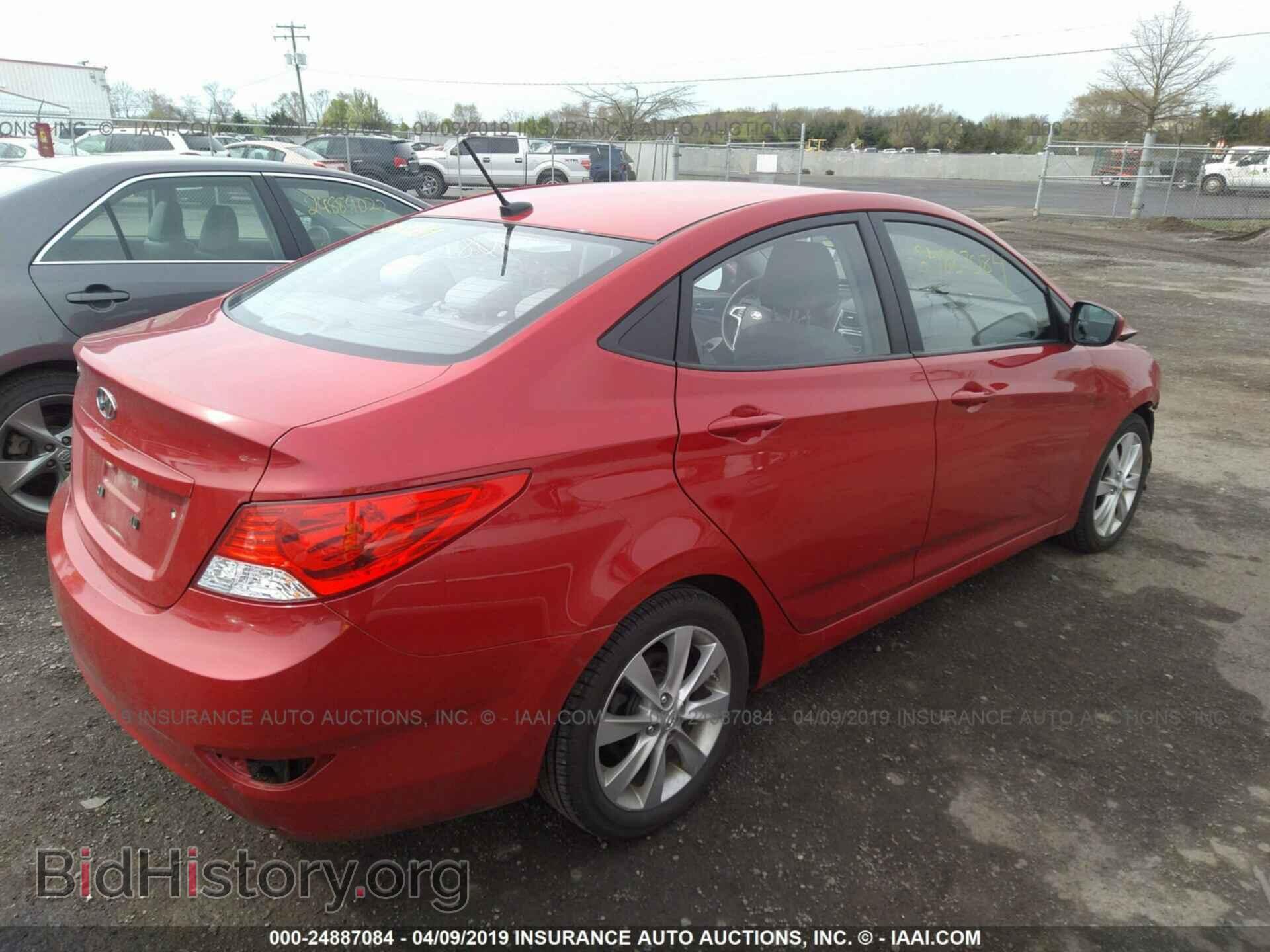 2012 HYUNDAI ACCENT - VIN: KMHCU4AE5CU050632 - Фото 4