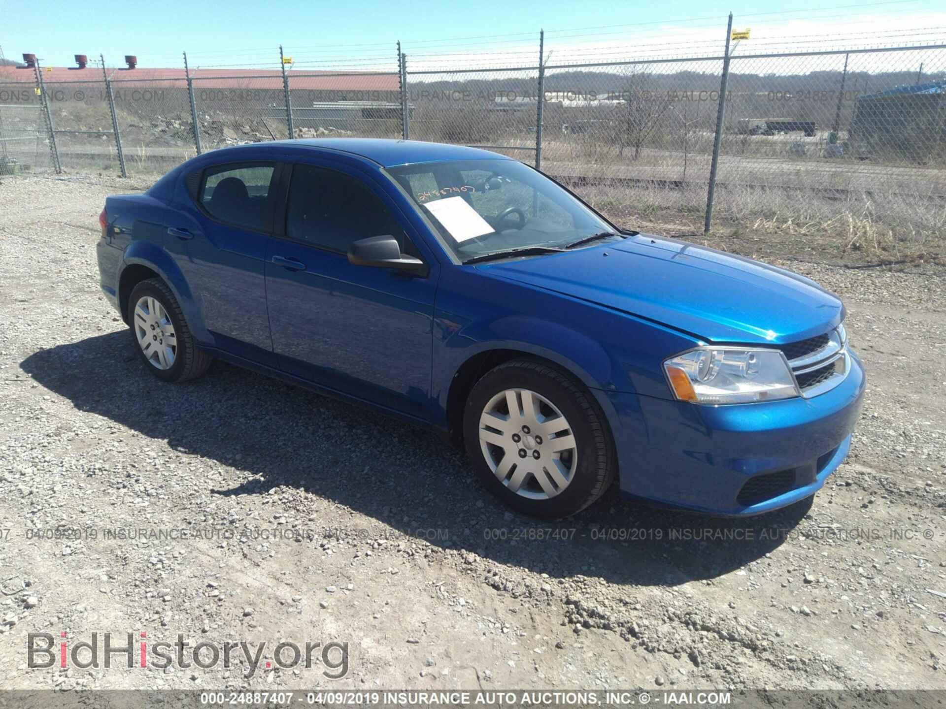 Фотография 1C3CDZAB7DN730037 - DODGE AVENGER 2013