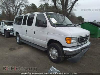2006 Ford ECONOLINE E350 SUPER DUTY WAGON, white — VIN 1FBNE31L26DA60403, IAAI