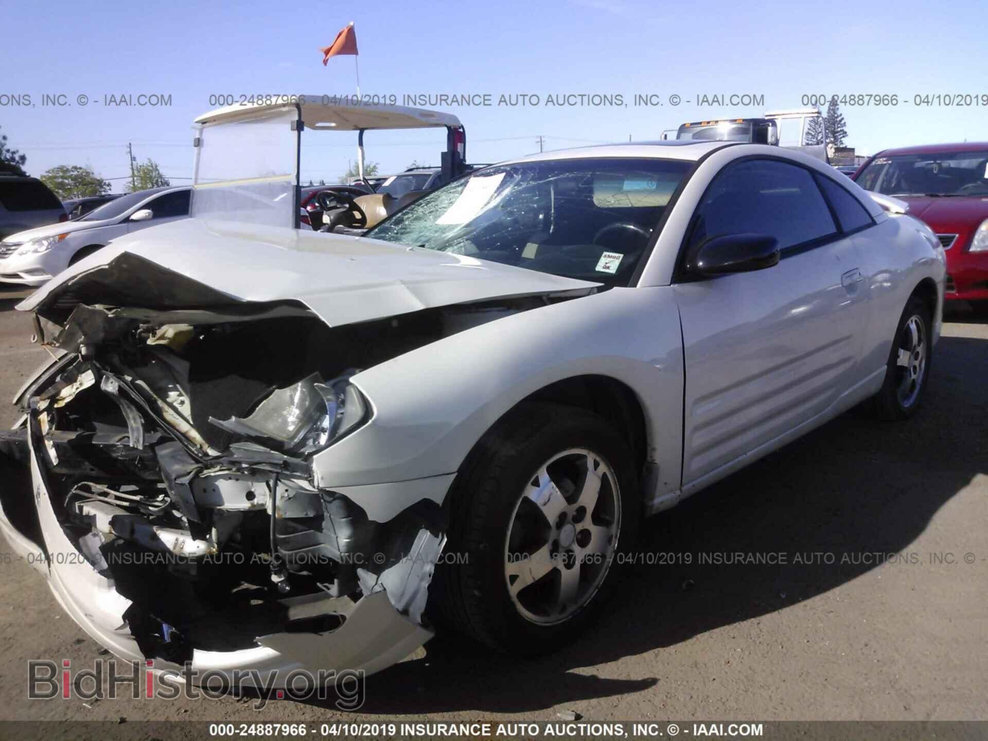 2003 MITSUBISHI ECLIPSE - VIN: 4A3AC44G33E150490 - Фото 2