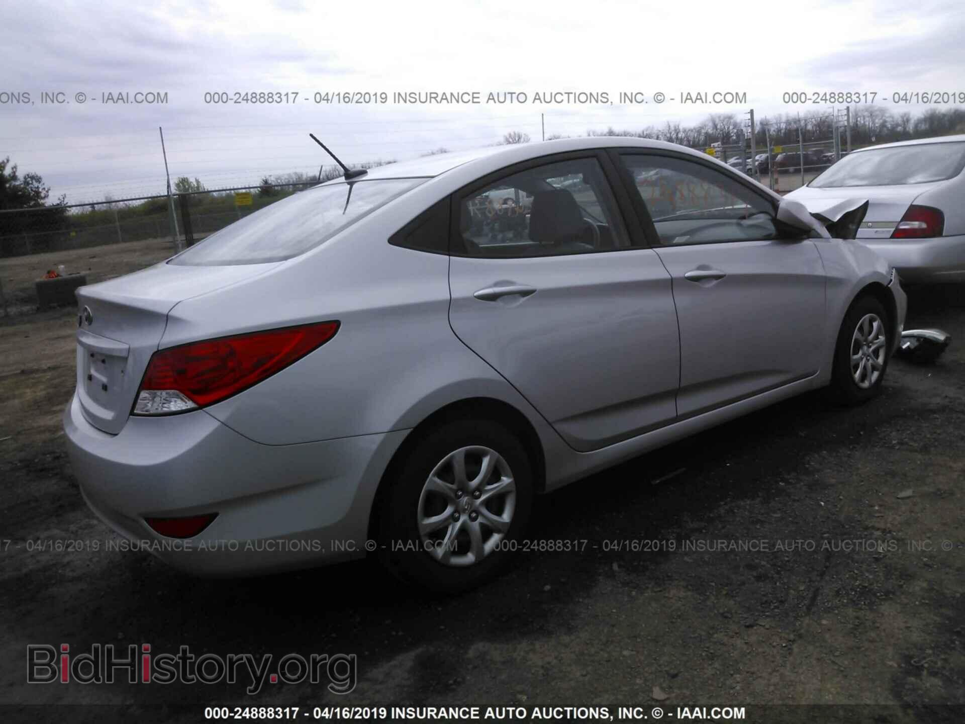 2013 HYUNDAI ACCENT - VIN: KMHCT4AE5DU311990 - Фото 4