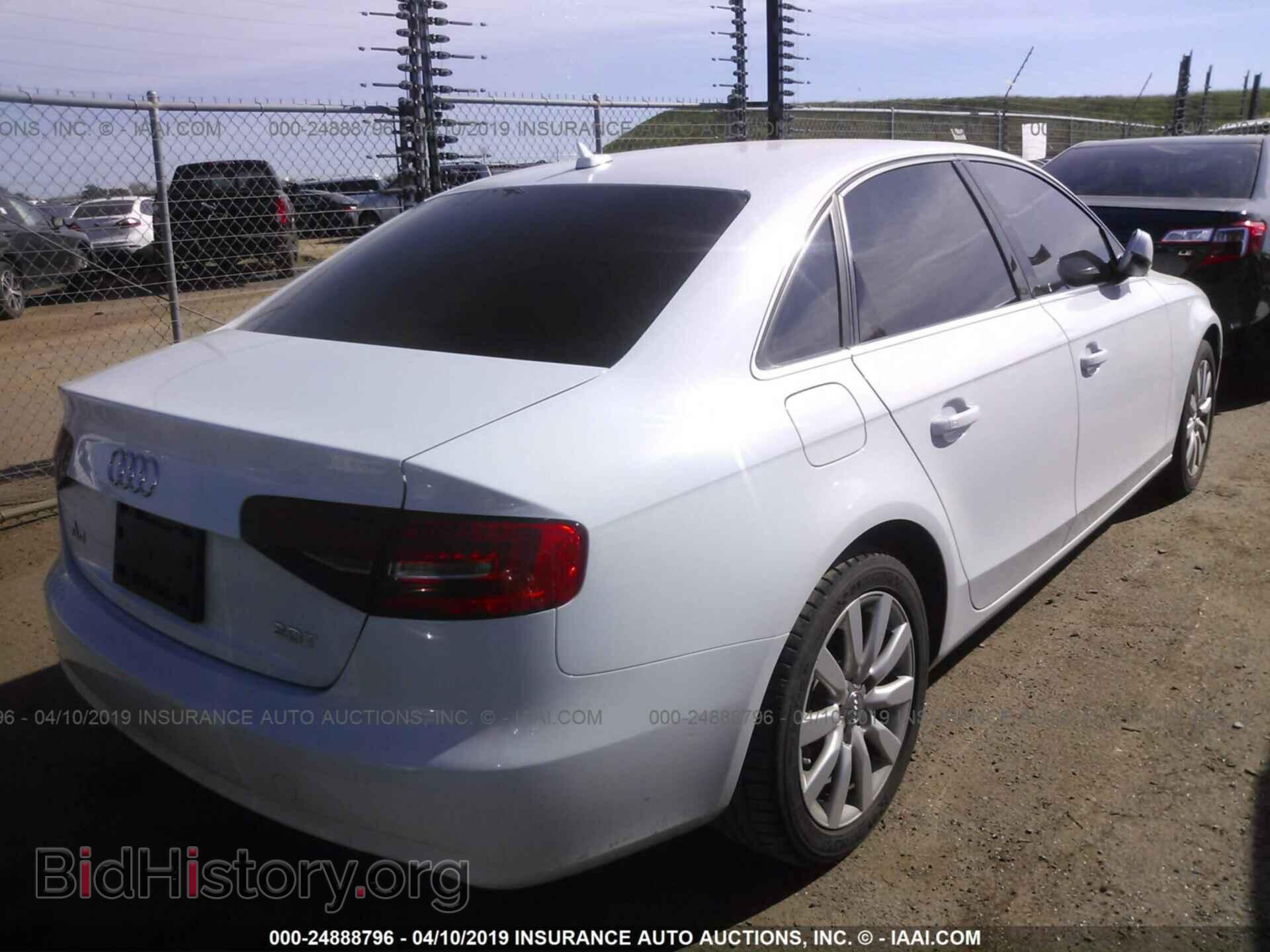 2013 AUDI A4 - VIN: WAUAFAFL7DN010301 - Photo 4