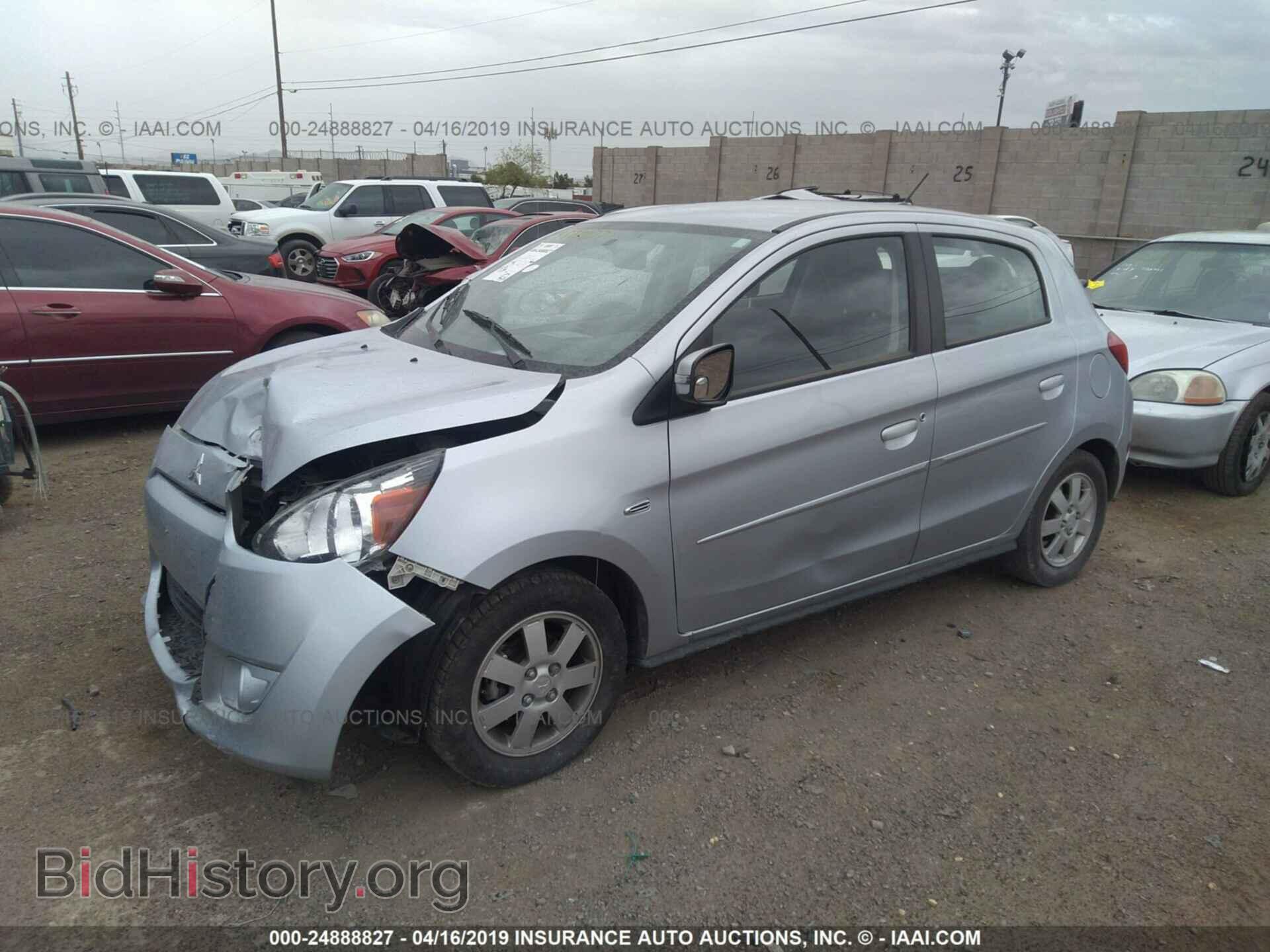 2015 MITSUBISHI MIRAGE - VIN: ML32A4HJ4FH034823 - Фото 2