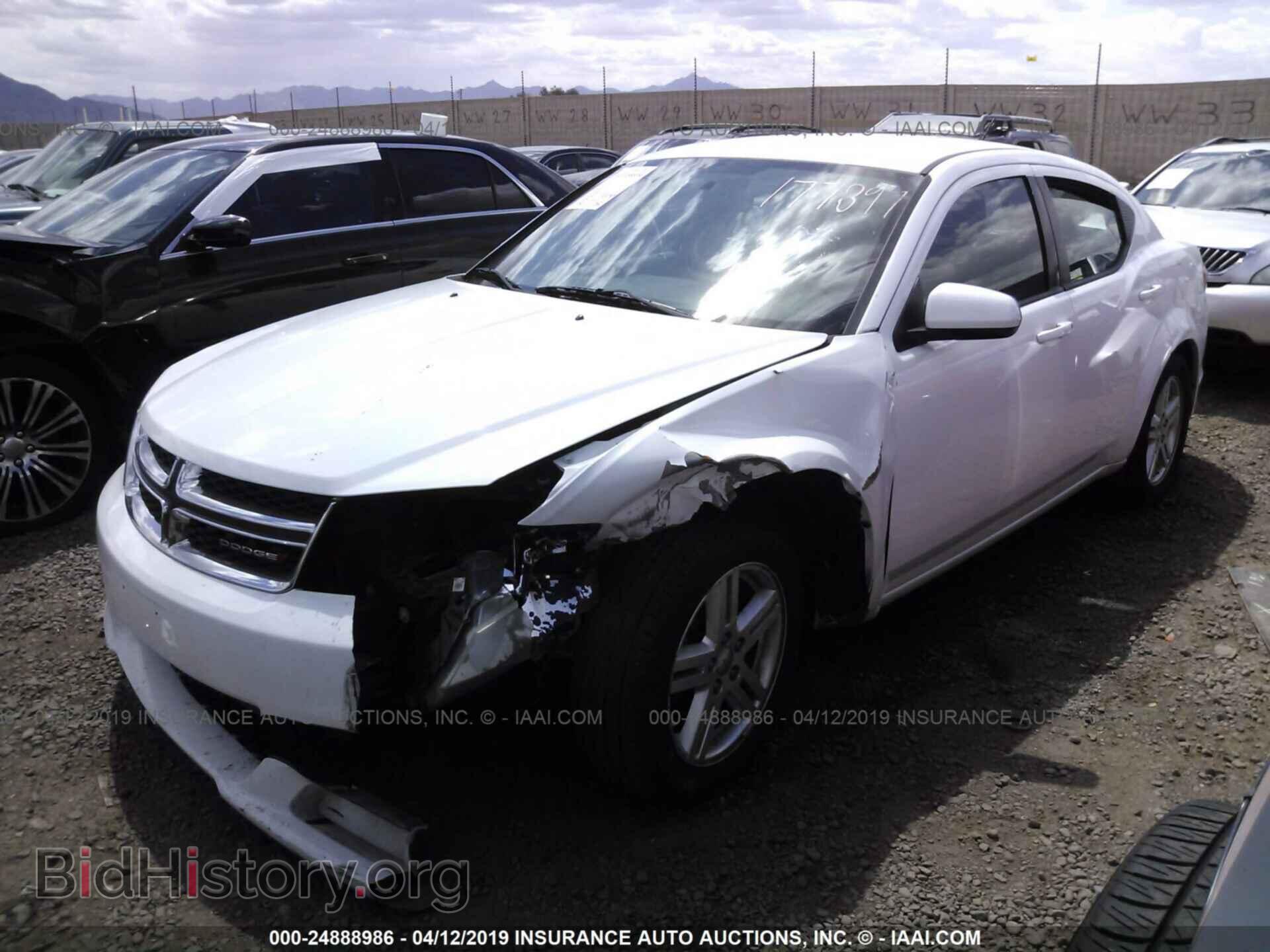 2012 DODGE AVENGER - VIN: 1C3CDZCB4CN272372 - Photo 2