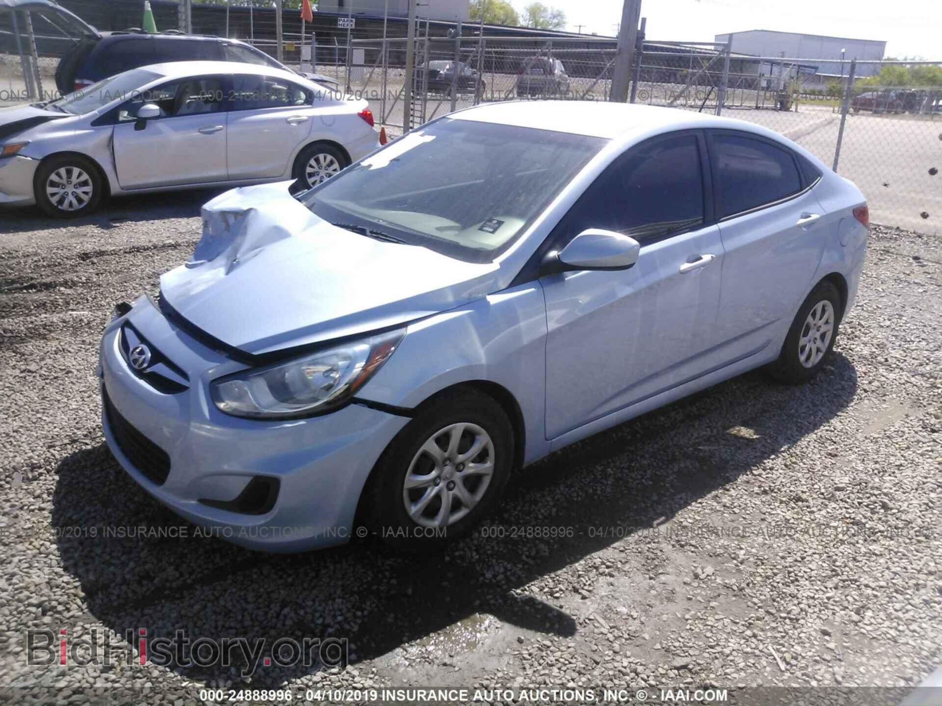 2014 HYUNDAI ACCENT - VIN: KMHCT4AE1EU606182 - Фото 2