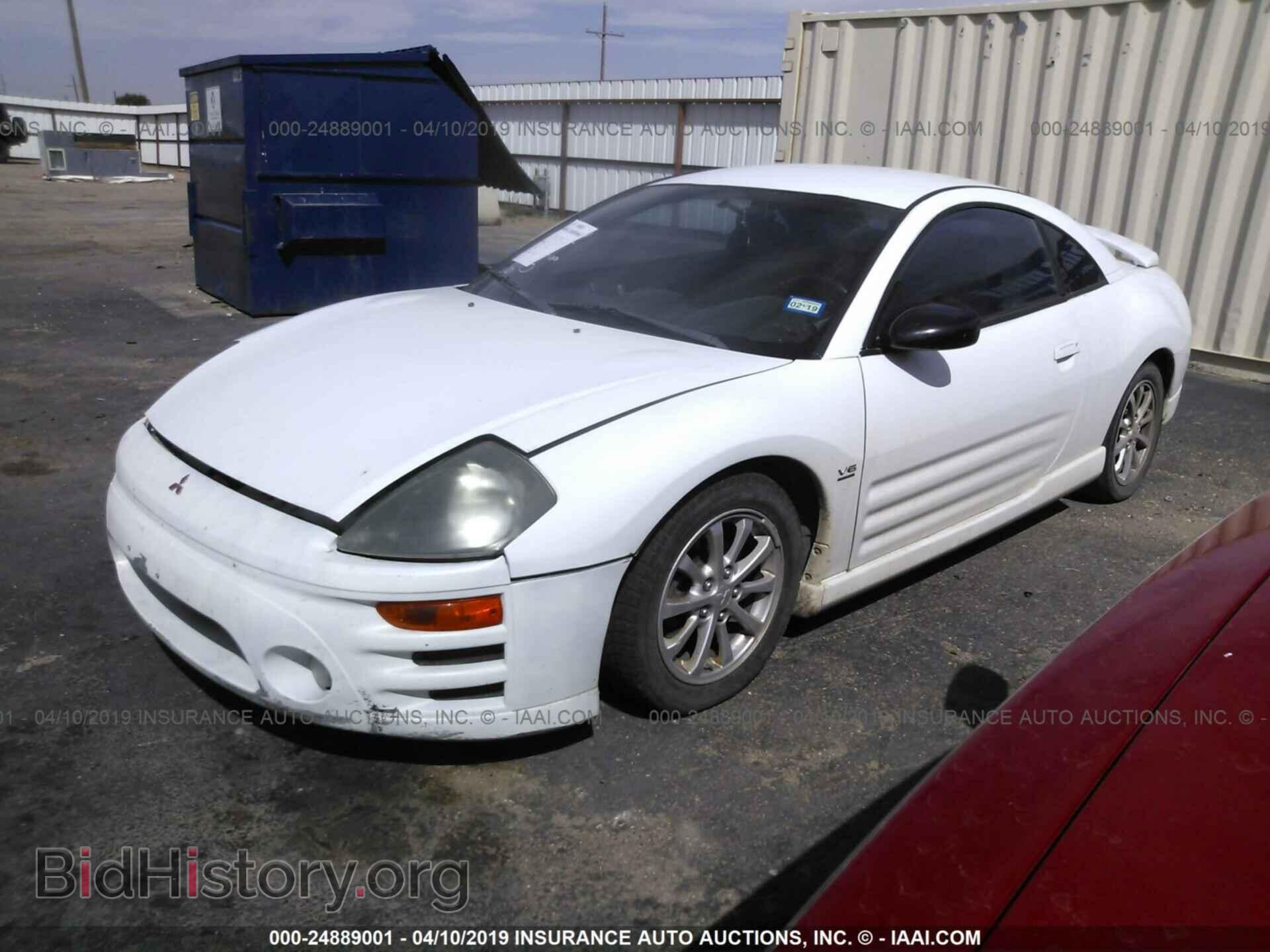 2000 MITSUBISHI ECLIPSE - VIN: 4A3AC84L1YE102918 - Фото 2