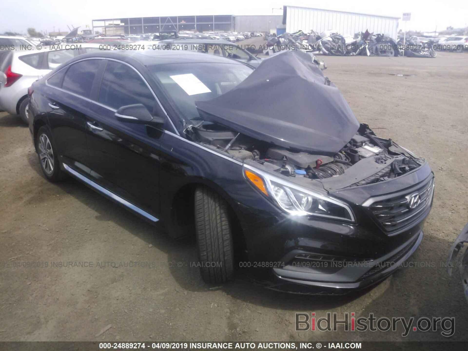 Photo 5NPE34AF5GH340765 - HYUNDAI SONATA 2016