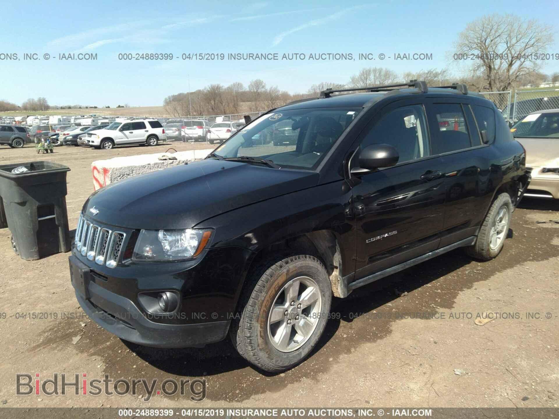 2015 JEEP COMPASS - VIN: 1C4NJCBA4FD262423 - Фото 2