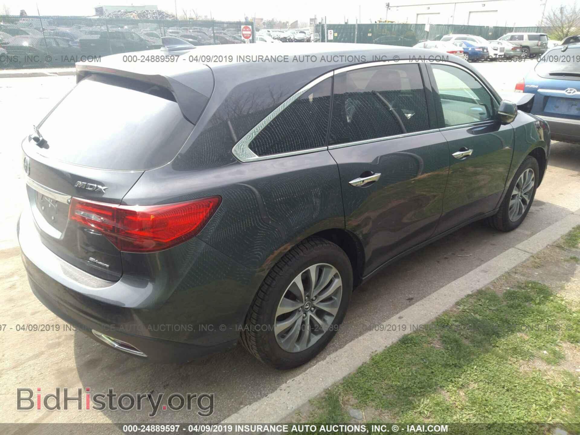 2014 ACURA MDX - VIN: 5FRYD4H49EB021426 - Фото 4
