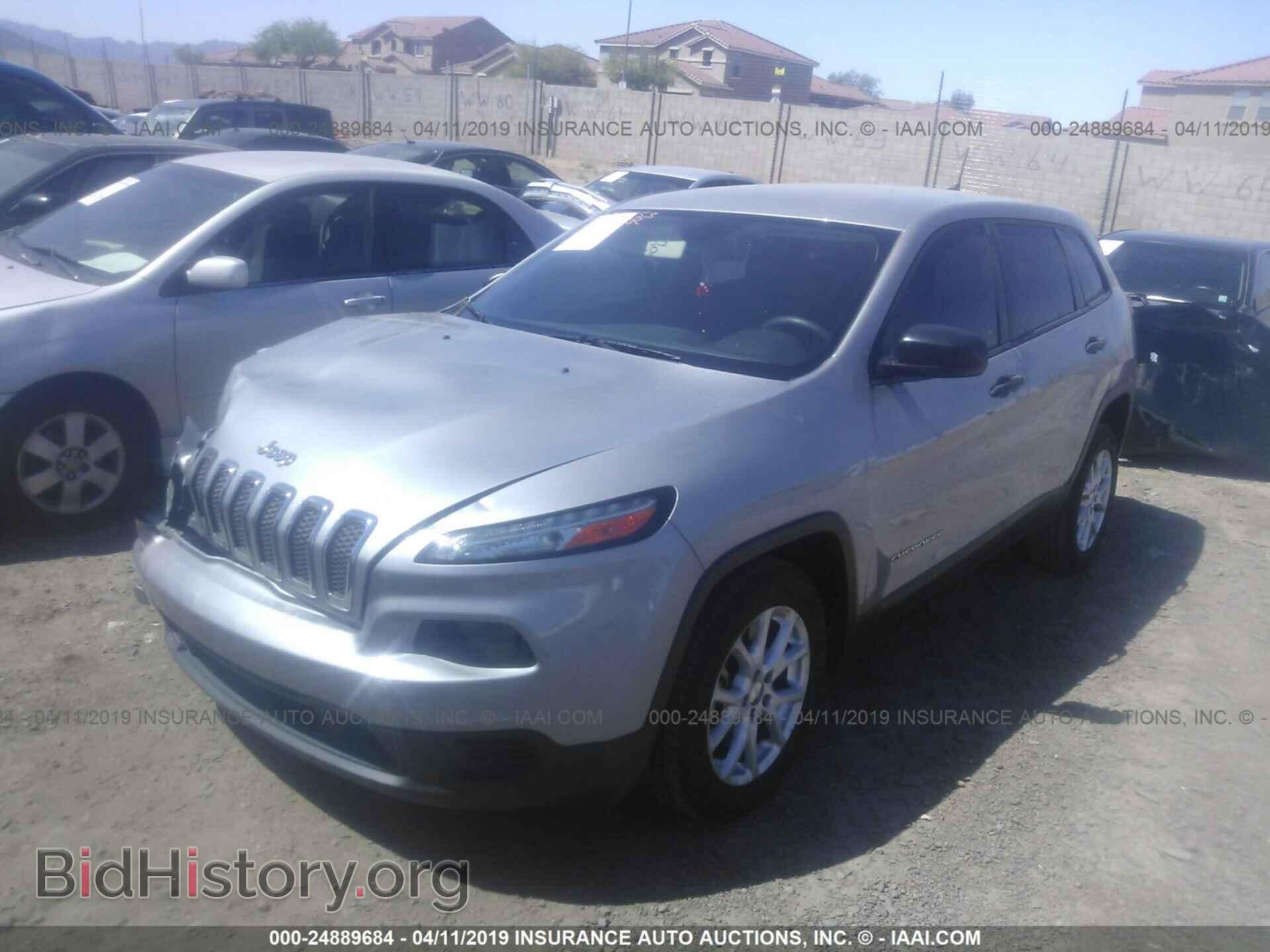 2015 JEEP CHEROKEE - VIN: 1C4PJLAB1FW506357 - Фото 2