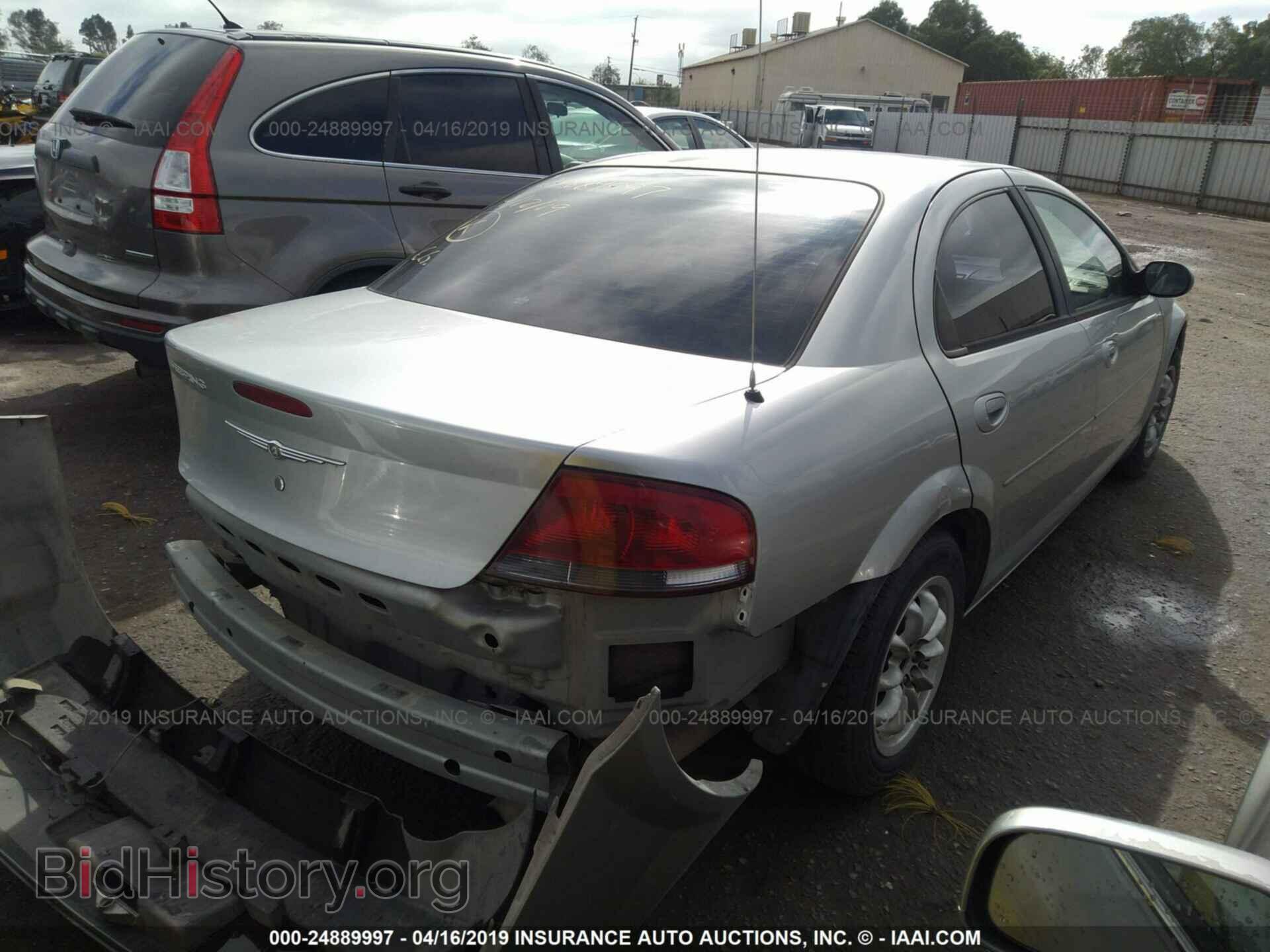 2004 CHRYSLER SEBRING - VIN: 1C3EL46X44N282567 - Фото 4