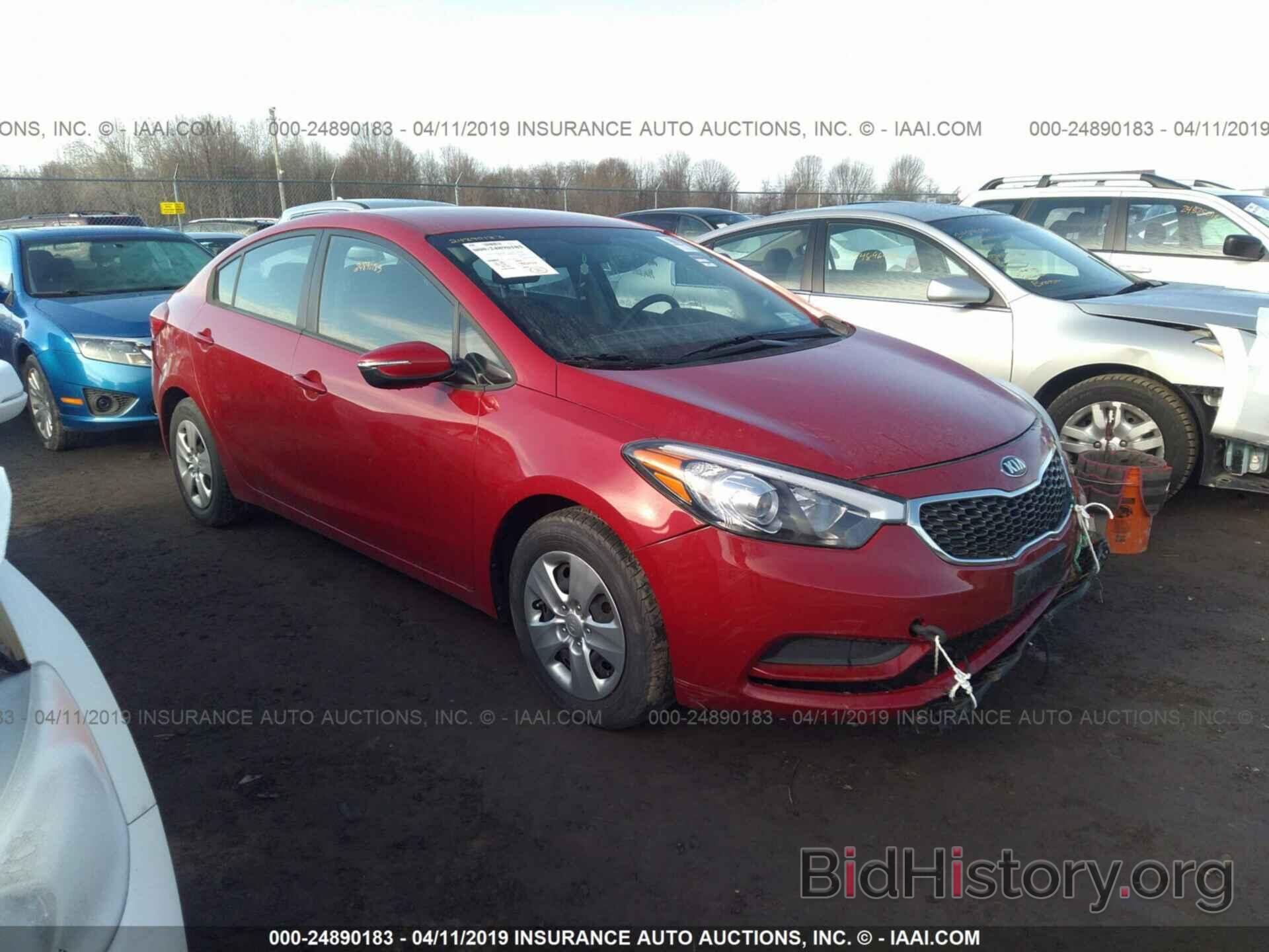 Photo KNAFX4A65F5418417 - KIA FORTE 2015