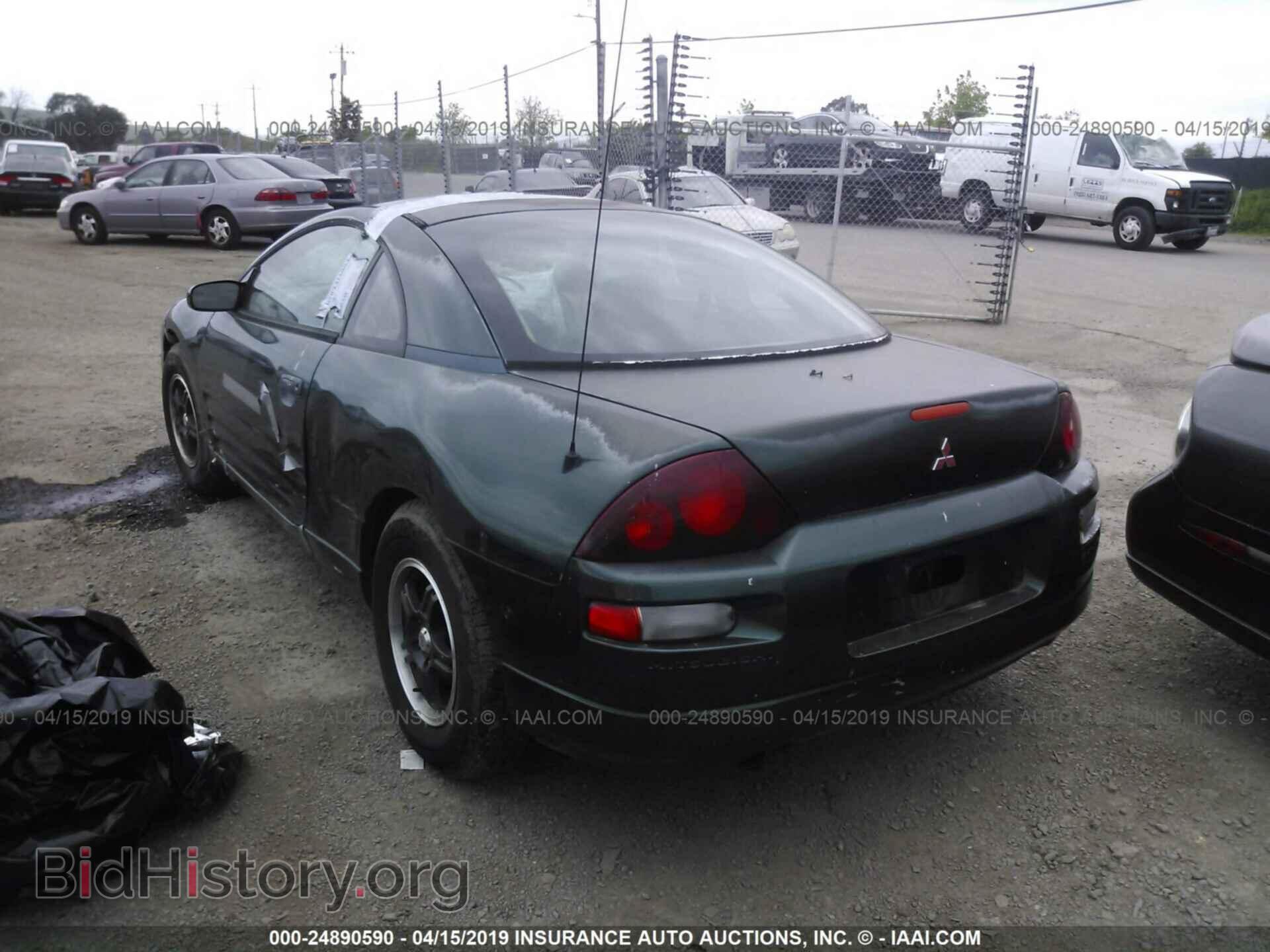 2001 MITSUBISHI ECLIPSE - VIN: 4A3AC34G91E117100 - Фото 3