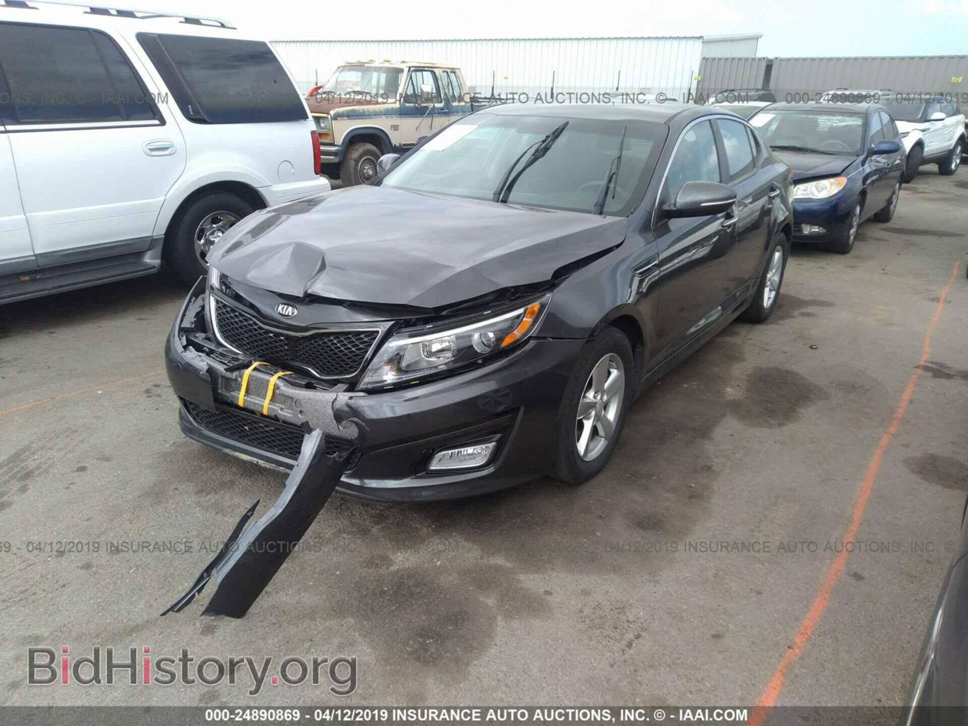 2015 KIA OPTIMA - VIN: KNAGM4A77F5619449 - Photo 2