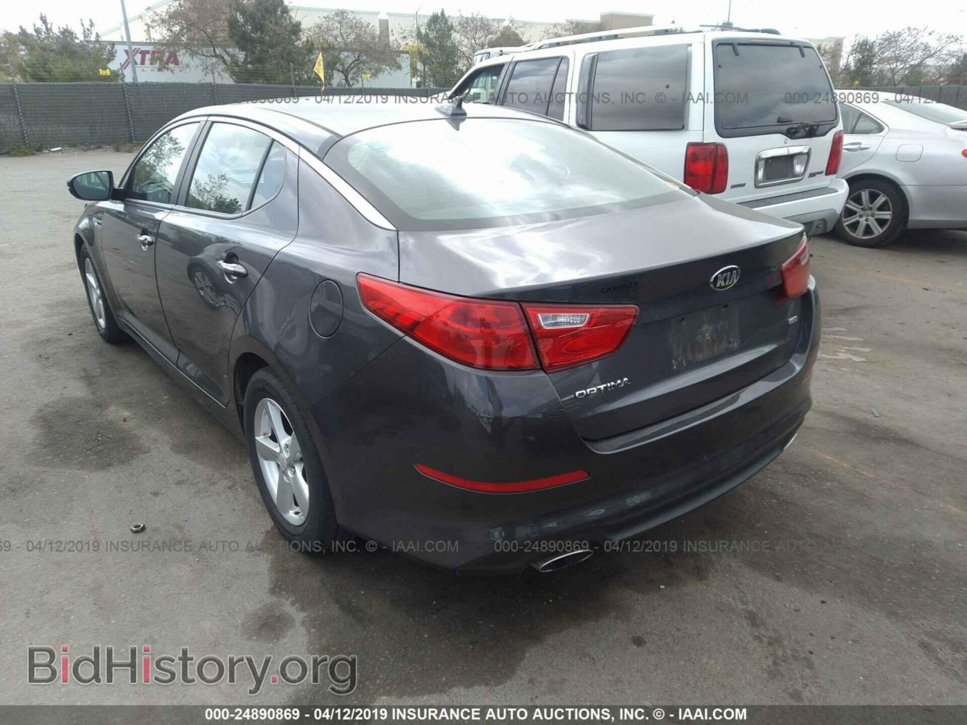 2015 KIA OPTIMA - VIN: KNAGM4A77F5619449 - Photo 3