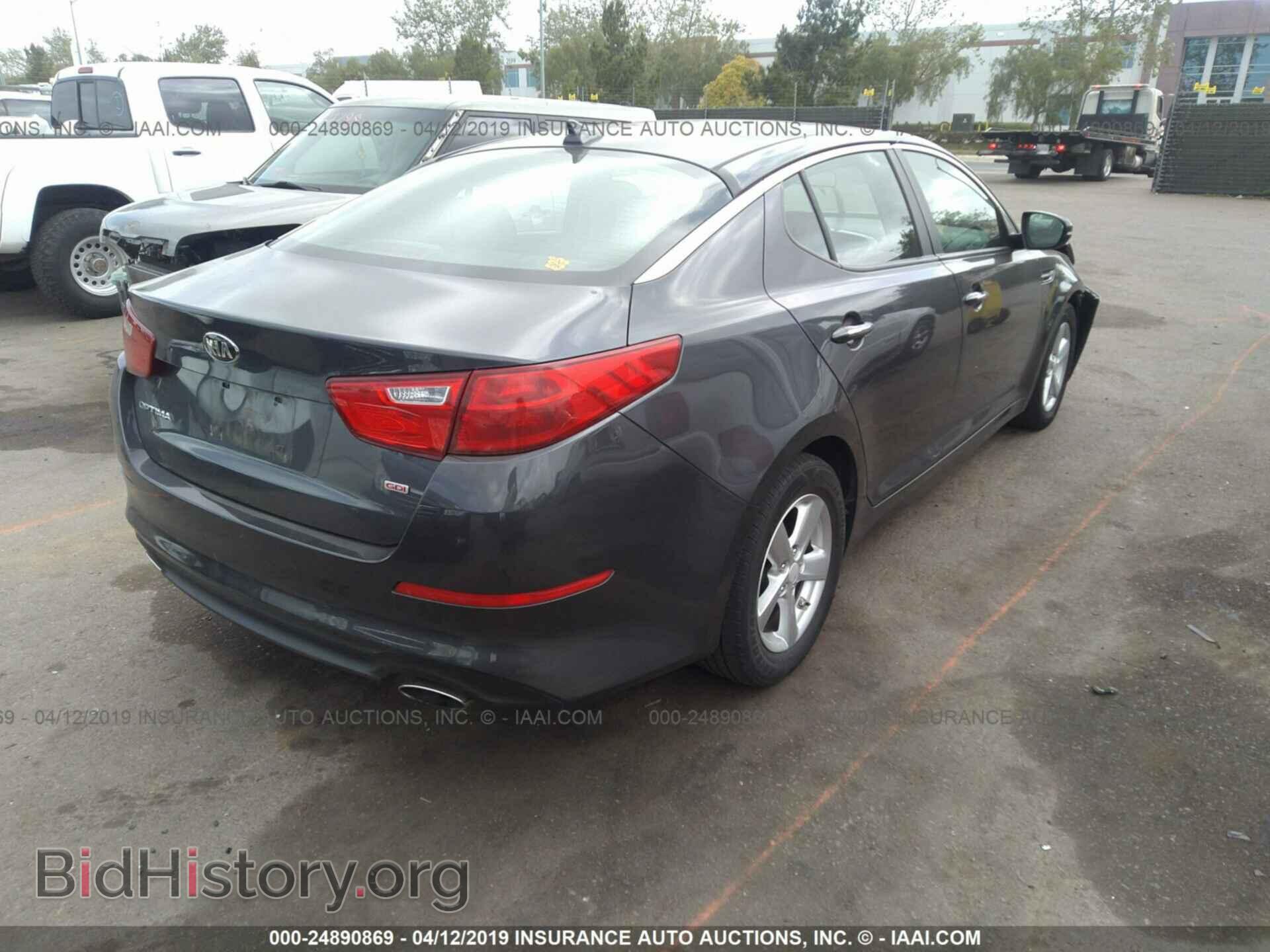 2015 KIA OPTIMA - VIN: KNAGM4A77F5619449 - Photo 4
