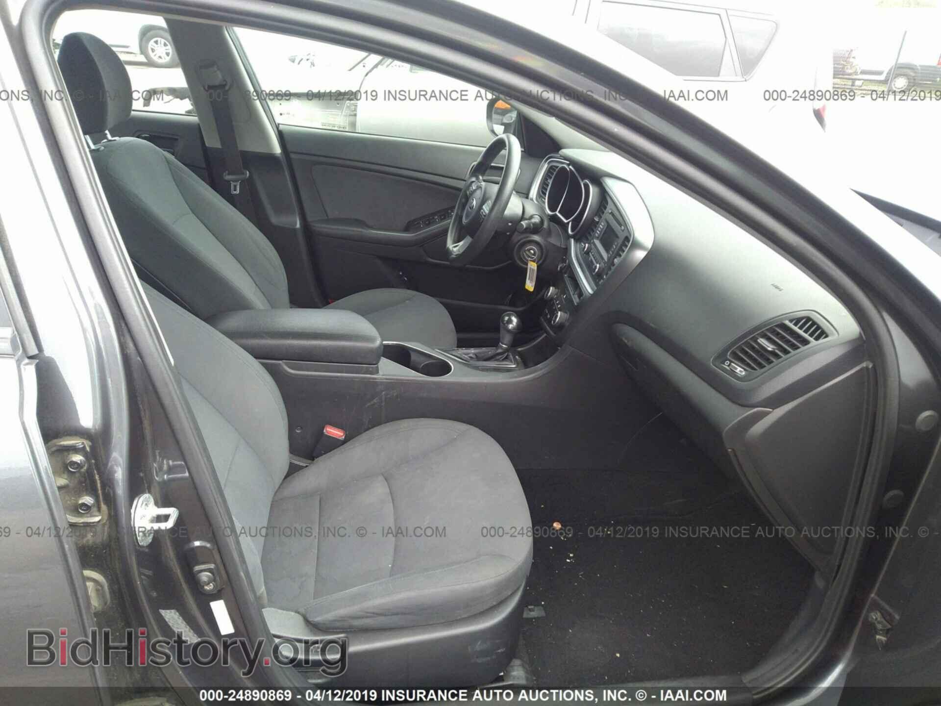 2015 KIA OPTIMA - VIN: KNAGM4A77F5619449 - Photo 5