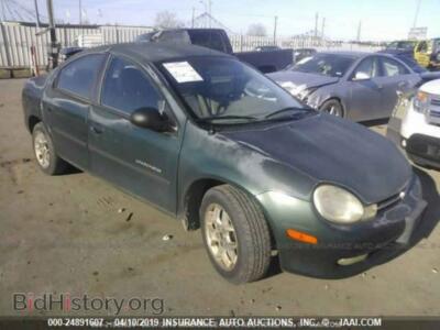 2000 Dodge NEON ES, green — VIN 1B3ES46CXYD623933, IAAI