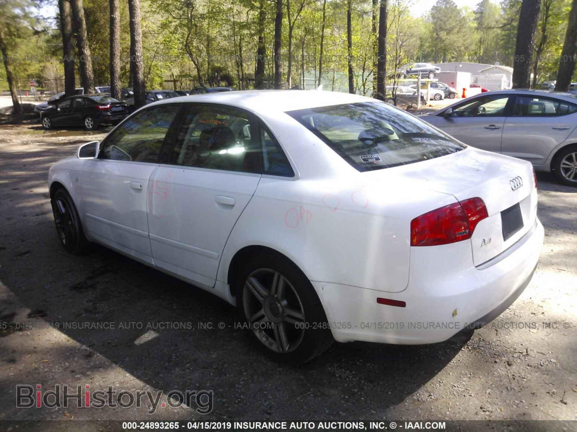 2007 AUDI A4 - VIN: WAUAF78E07A097875 - Фото 3