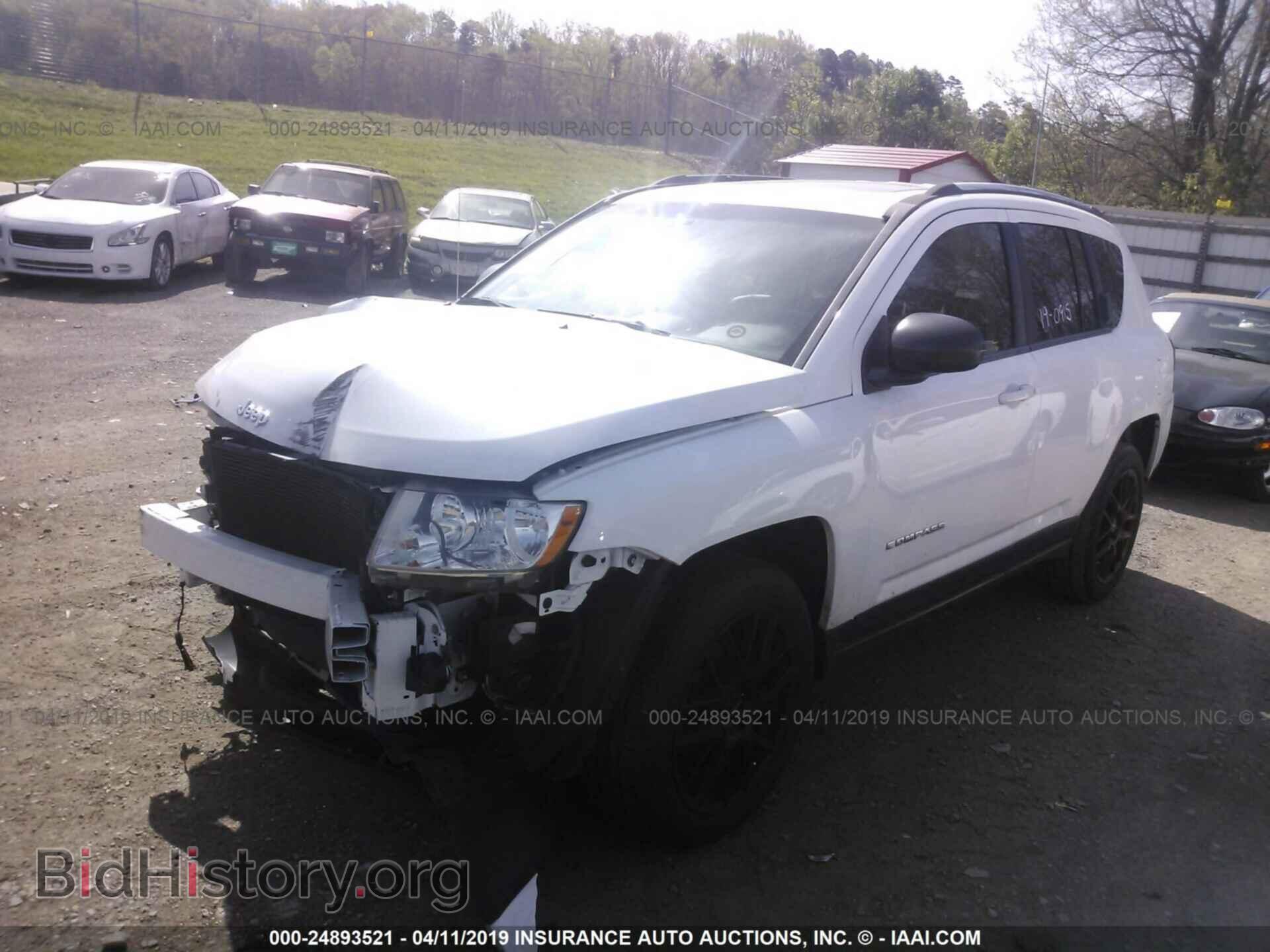 2012 JEEP COMPASS - VIN: 1C4NJCCB5CD687250 - Фото 2