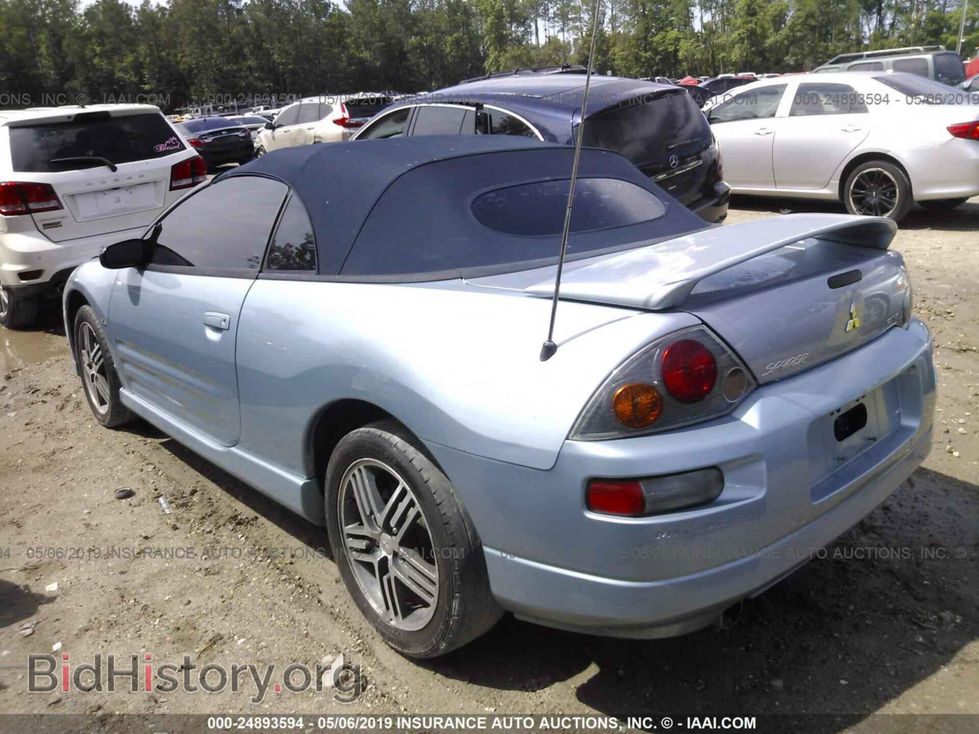 2004 MITSUBISHI ECLIPSE - VIN: 4A3AE75H24E066536 - Фото 3