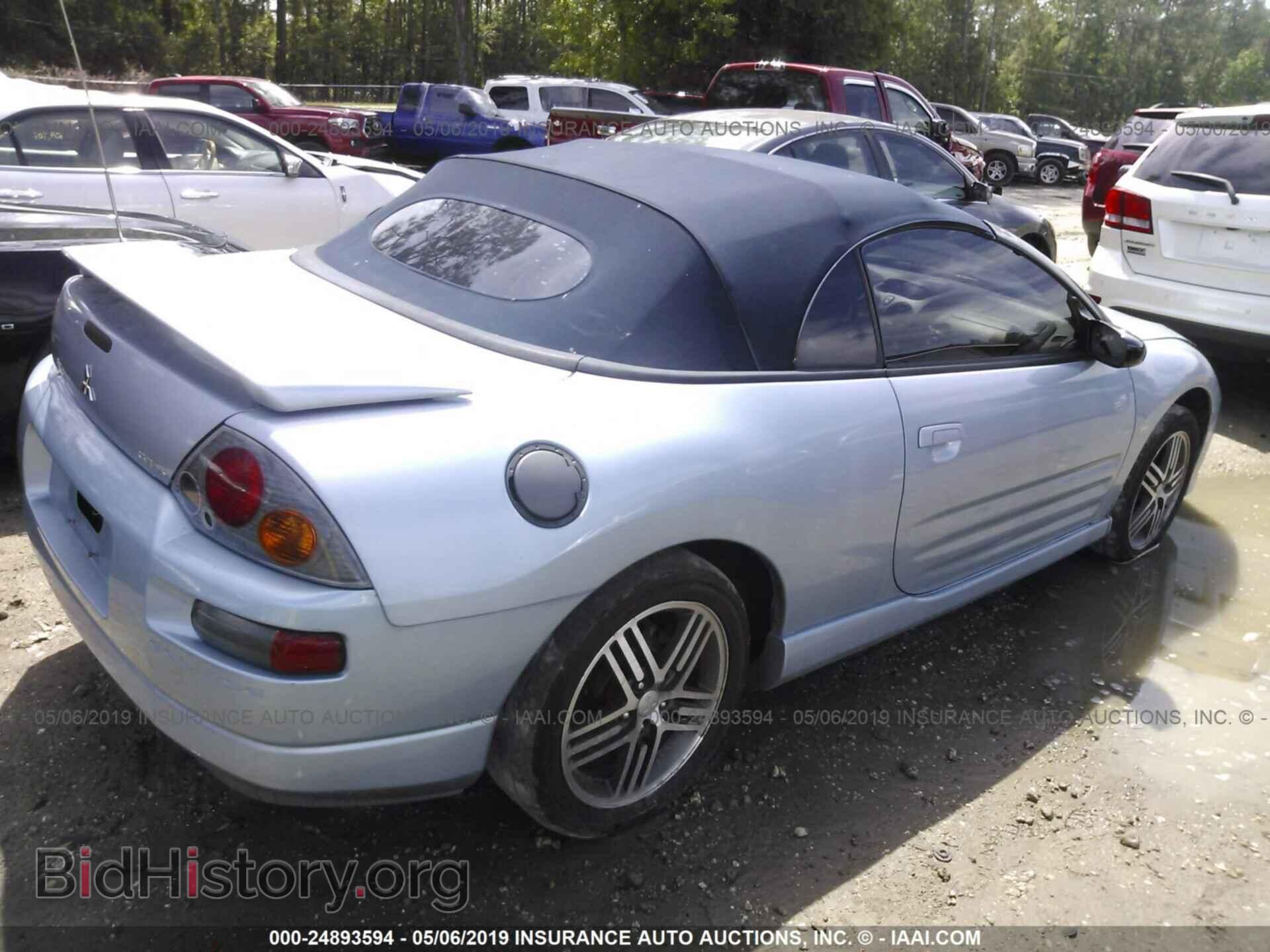 2004 MITSUBISHI ECLIPSE - VIN: 4A3AE75H24E066536 - Фото 4