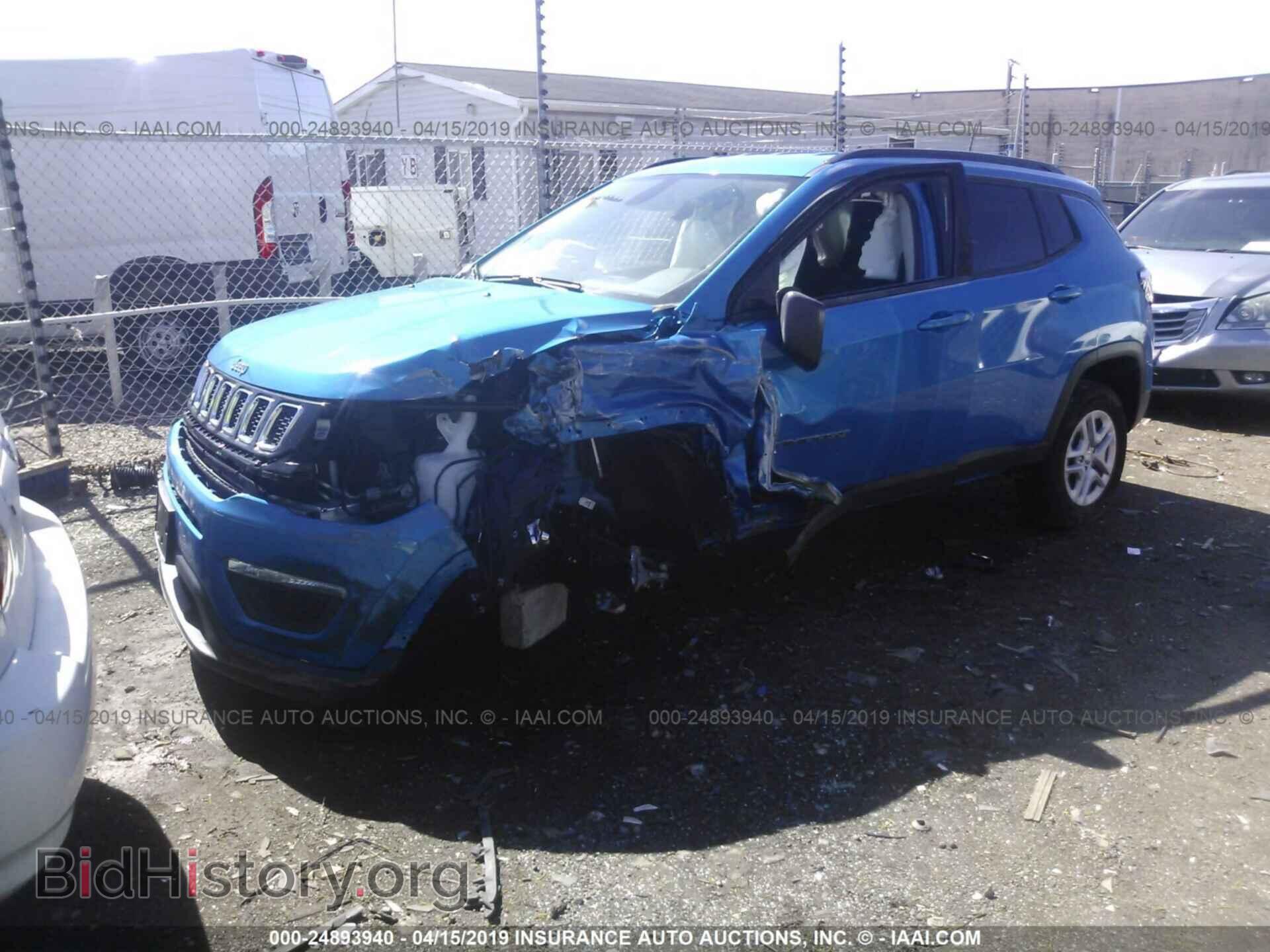 2018 JEEP COMPASS - VIN: 3C4NJDAB7JT456852 - Фото 2